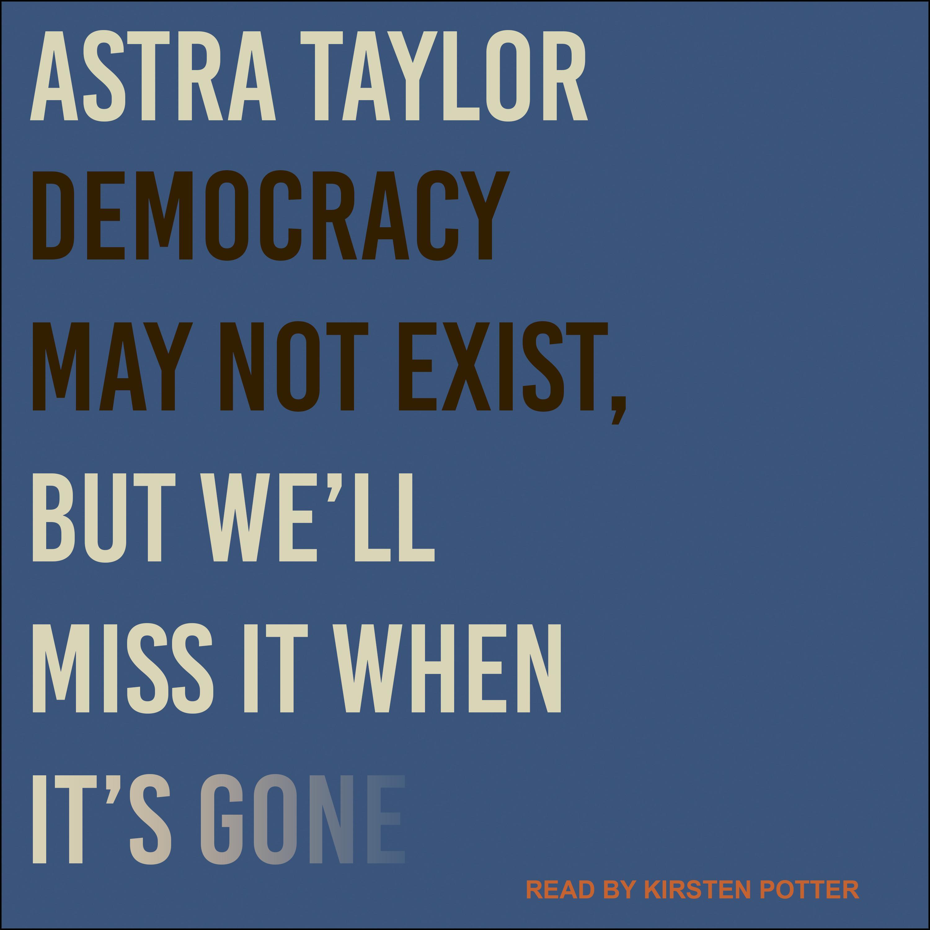 Democracy May Not Exist, but We'll Miss It When It's Gone
