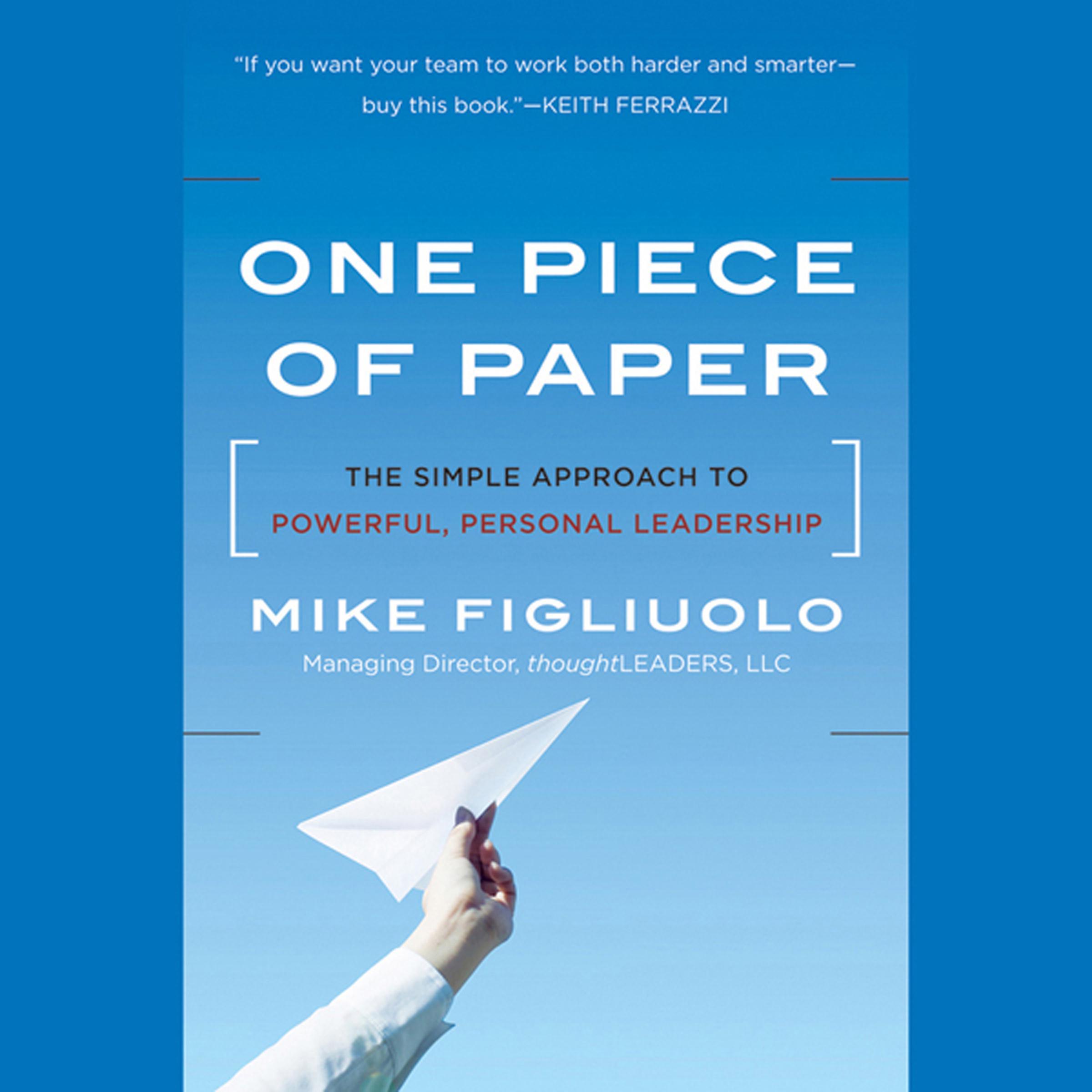 One Piece of Paper