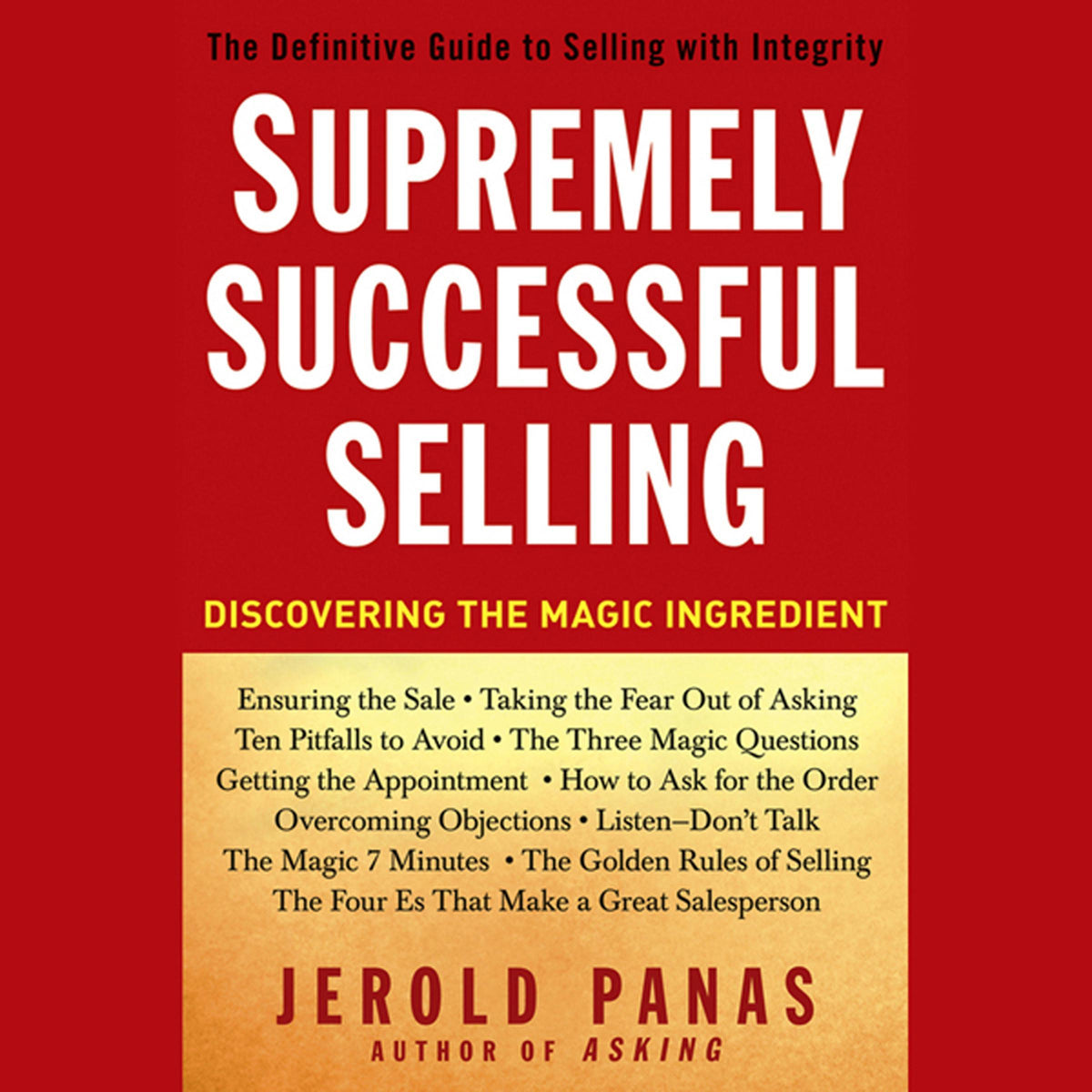 Supremely Successful Selling