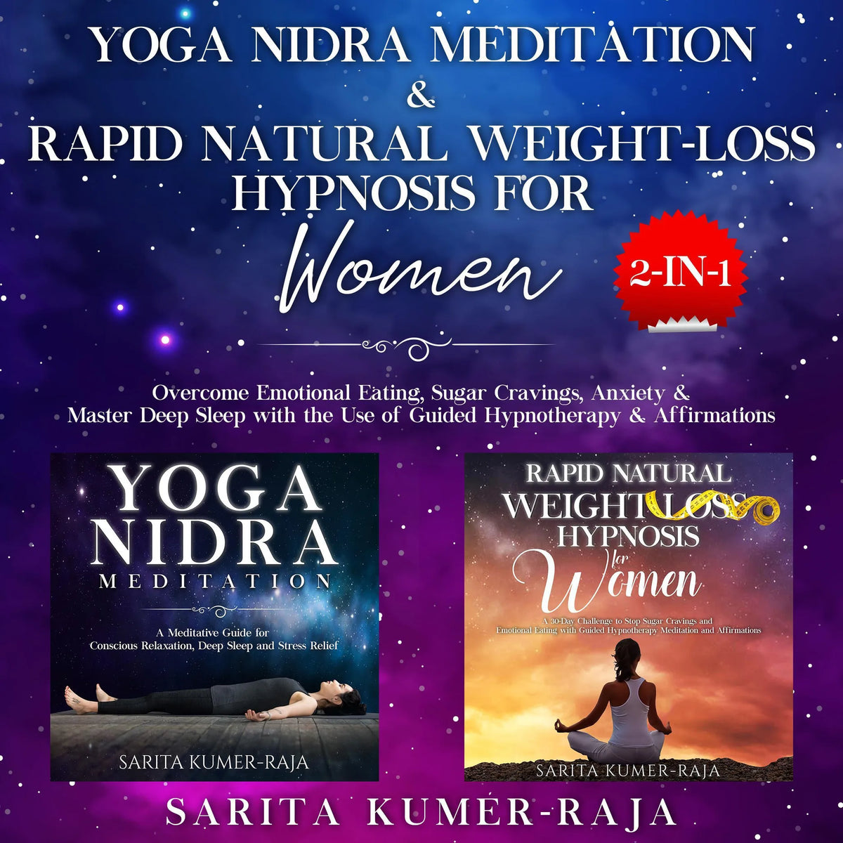Yoga Nidra Meditation & Rapid Natural Weight-Loss Hypnosis for Women 2-IN1