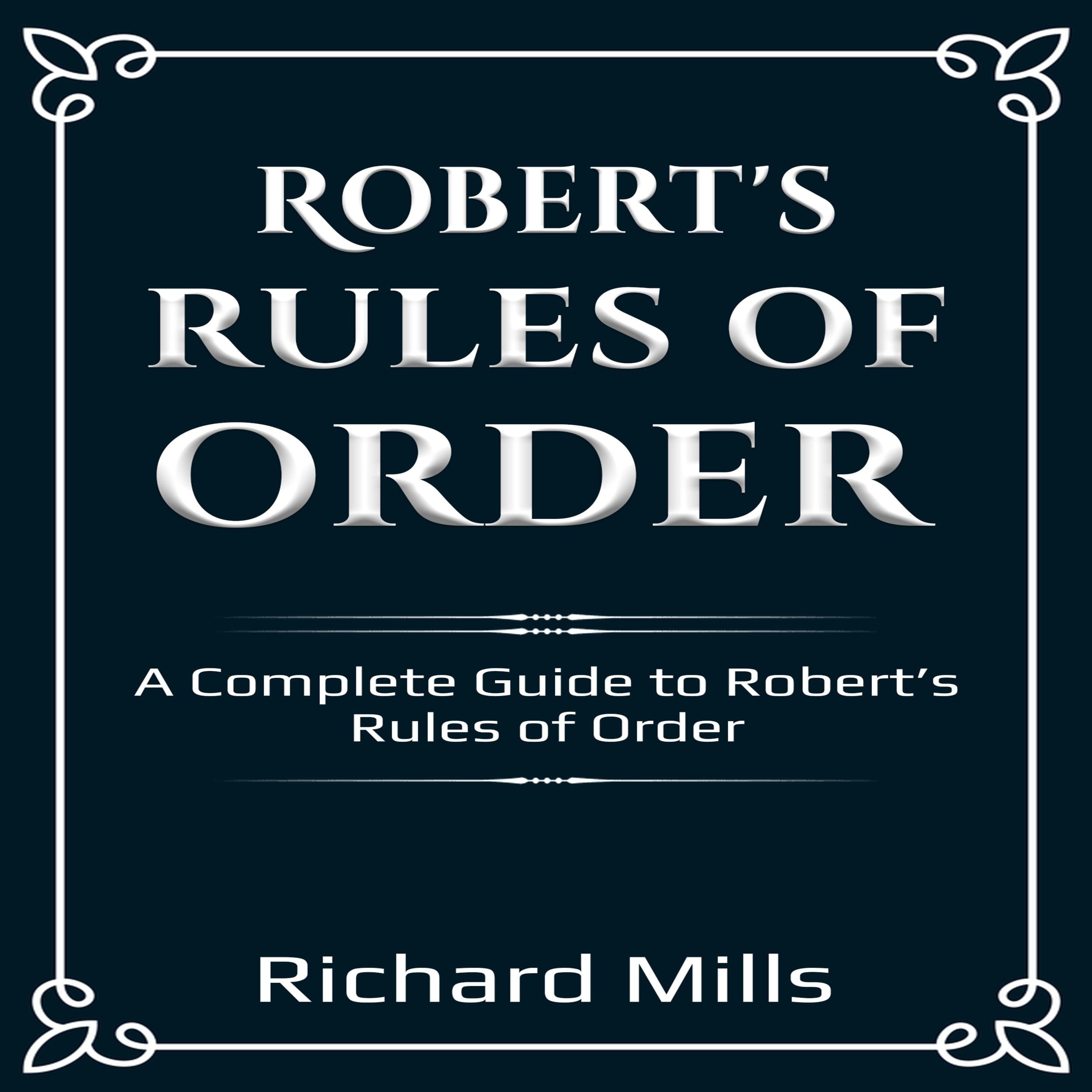 Robert's Rules of Order
