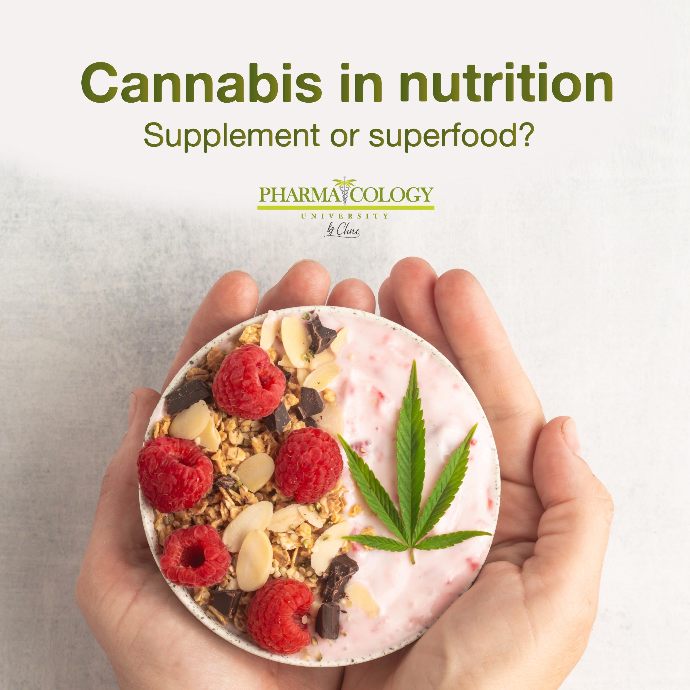 Cannabis in nutrition