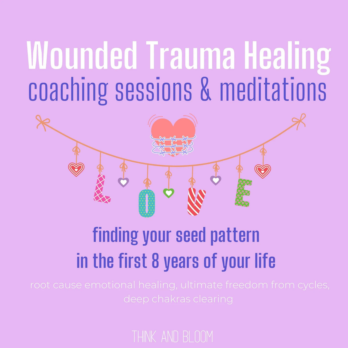 Wounded Trauma Healing coaching sessions & meditations Finding your seed pattern in the first 8 years of your life