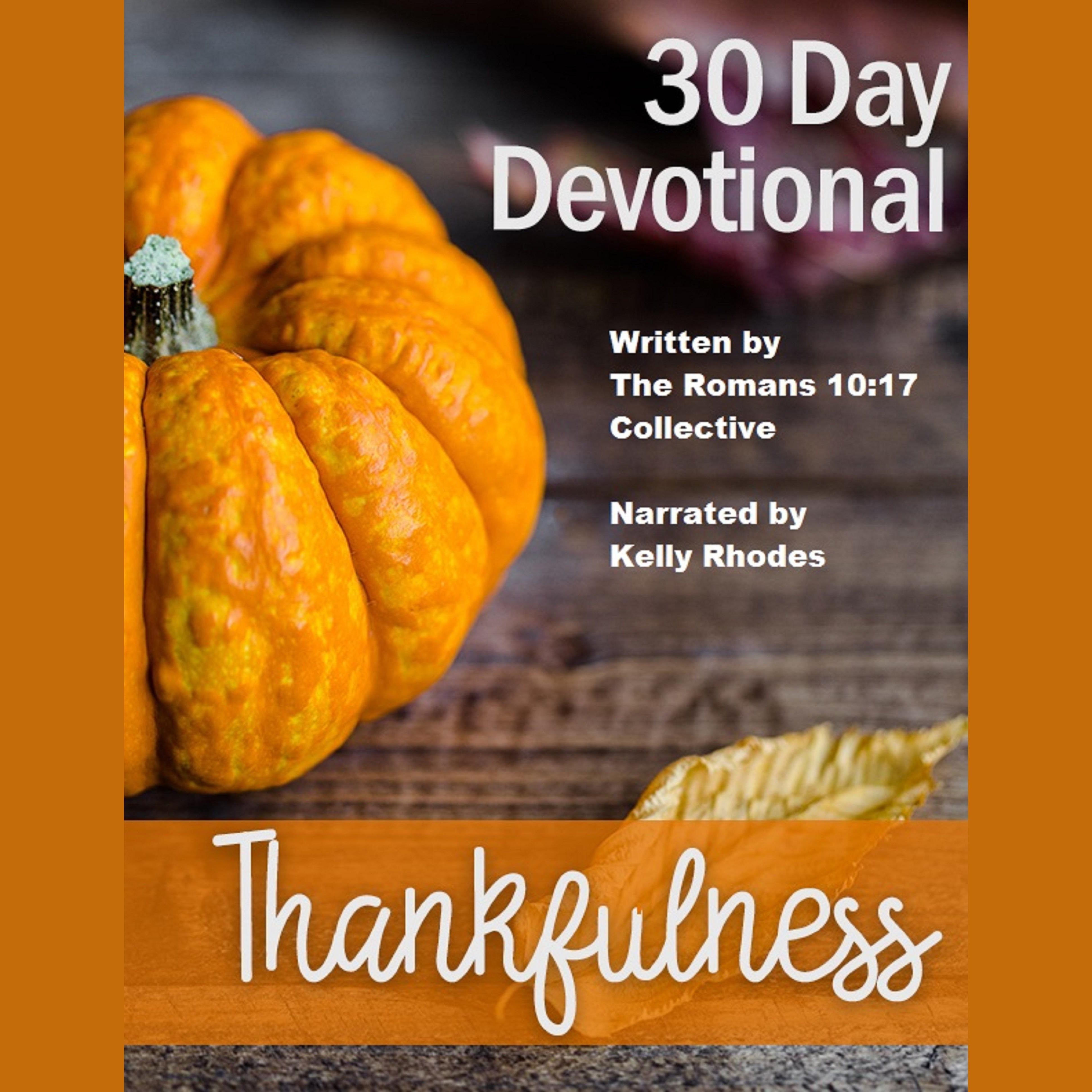 30 Day Devotional on Thankfulness