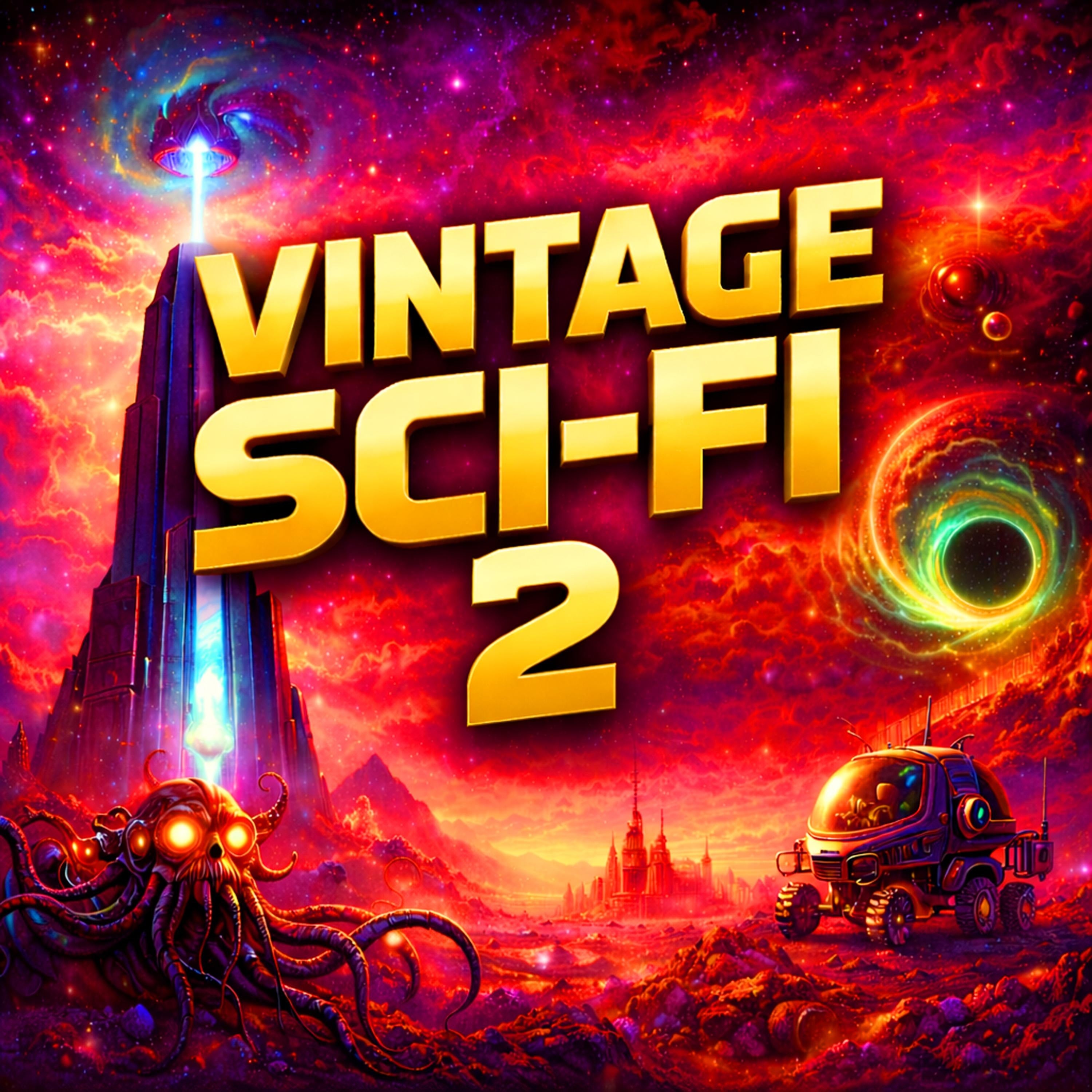 Vintage Sci-Fi 2 - 26 Classic Science Fiction Short Stories from Ray Bradbury, Philip K. Dick, Alan E. Nourse and many more
