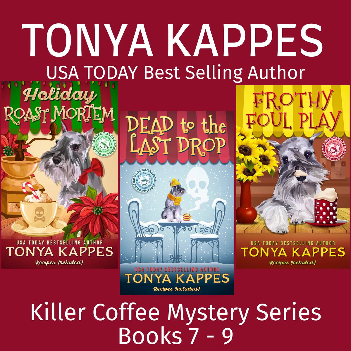 A Killer Coffee Mystery Series Books 7-9