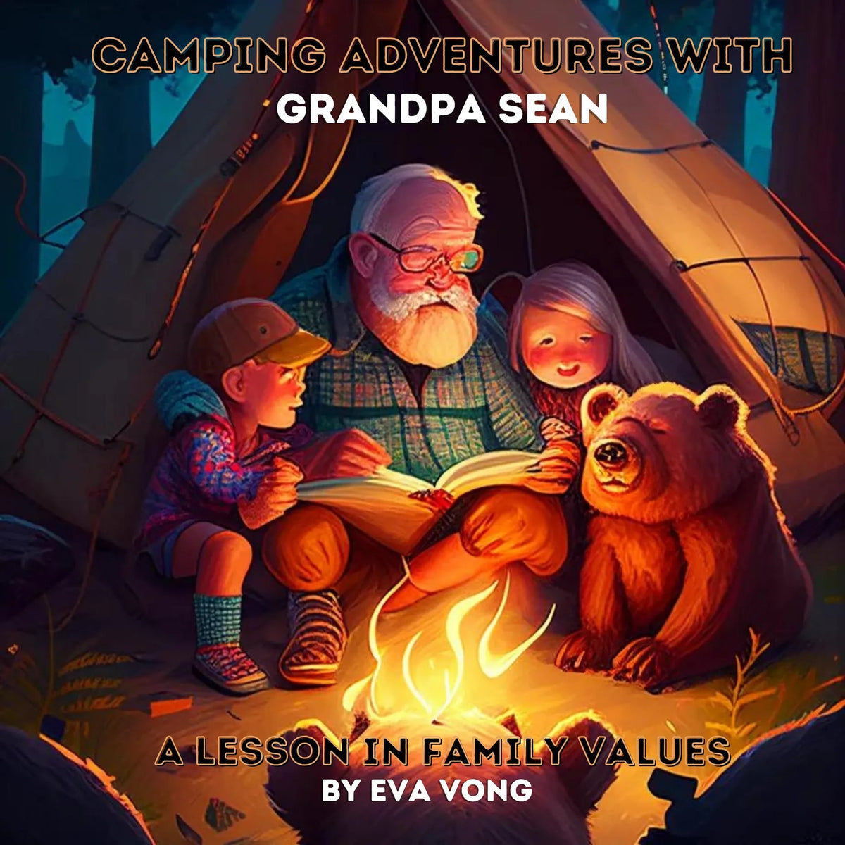 Camping Adventures with Grandpa Sean: A Lesson in Family Values (5 min bedtime story)