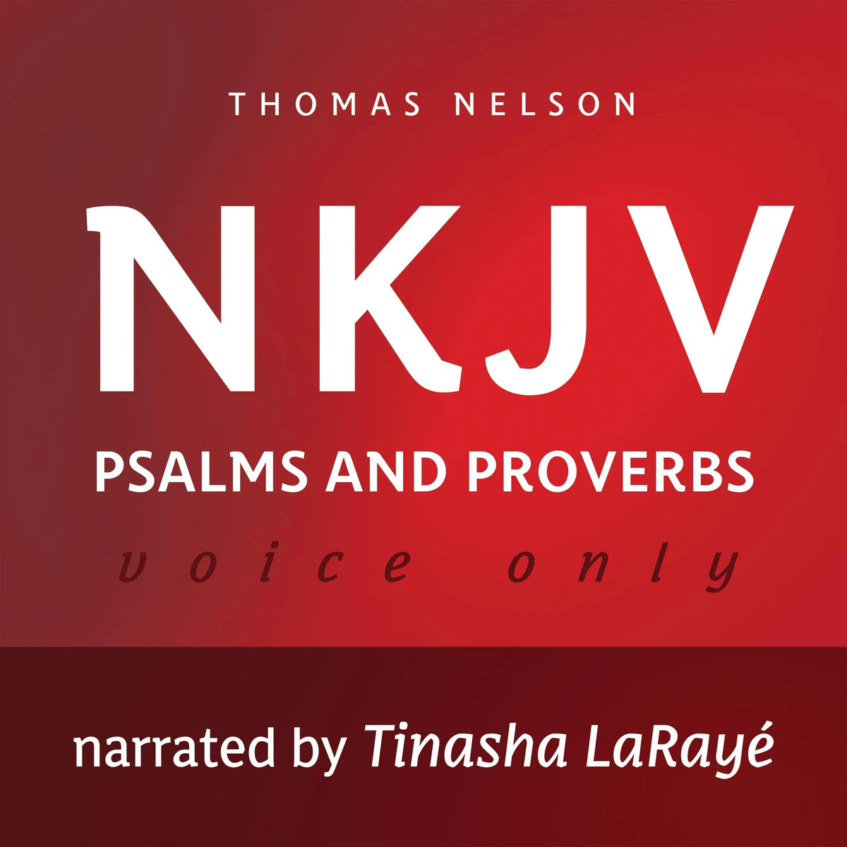 Voice Only Audio Bible - New King James Version, NKJV: Psalms and Proverbs