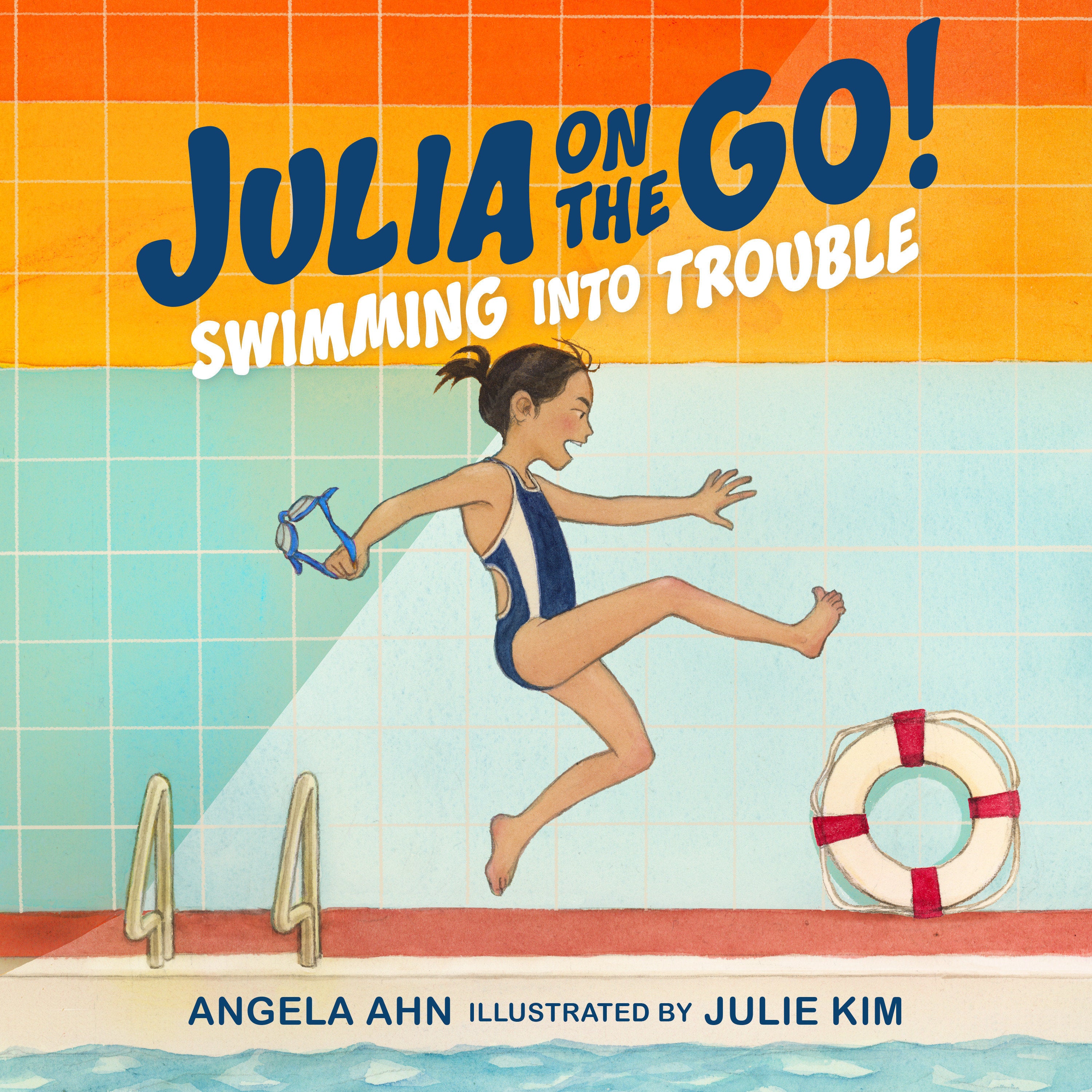 Swimming into Trouble (Julia on the Go! Book 1)