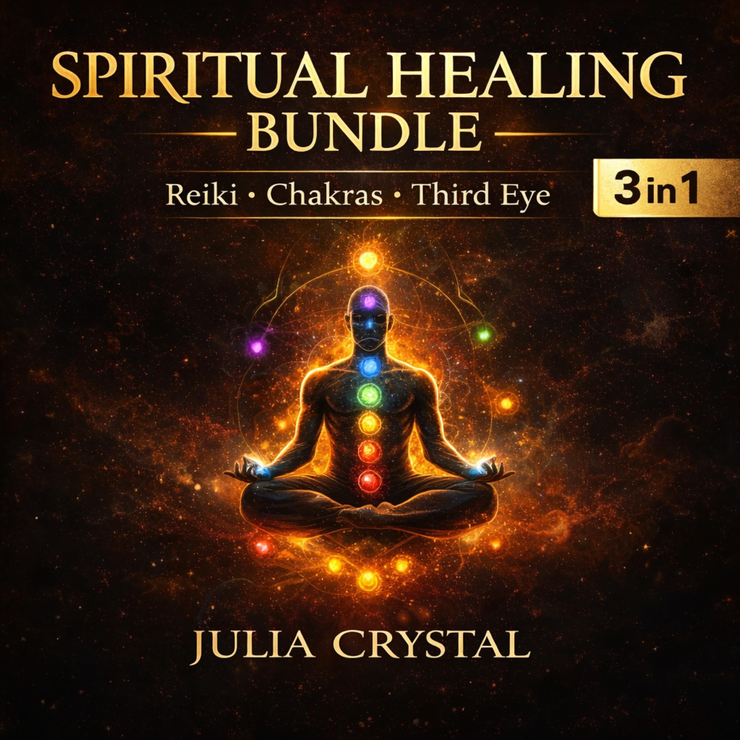 Spiritual Healing Bundle: Reiki, Chakras, and Third Eye Awakening for Energy Balance and Inner Growth