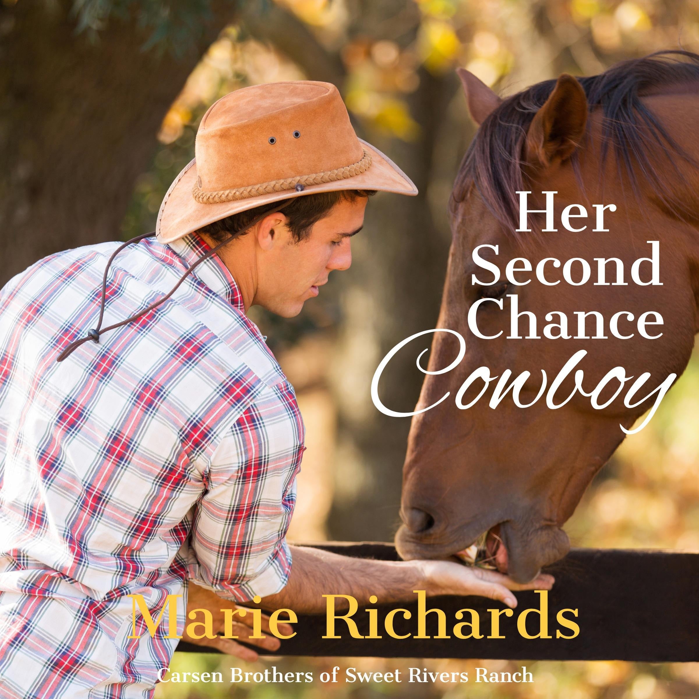 Her Second Chance Cowboy - A Sweet Clean Marriage of Convenience Western Romance