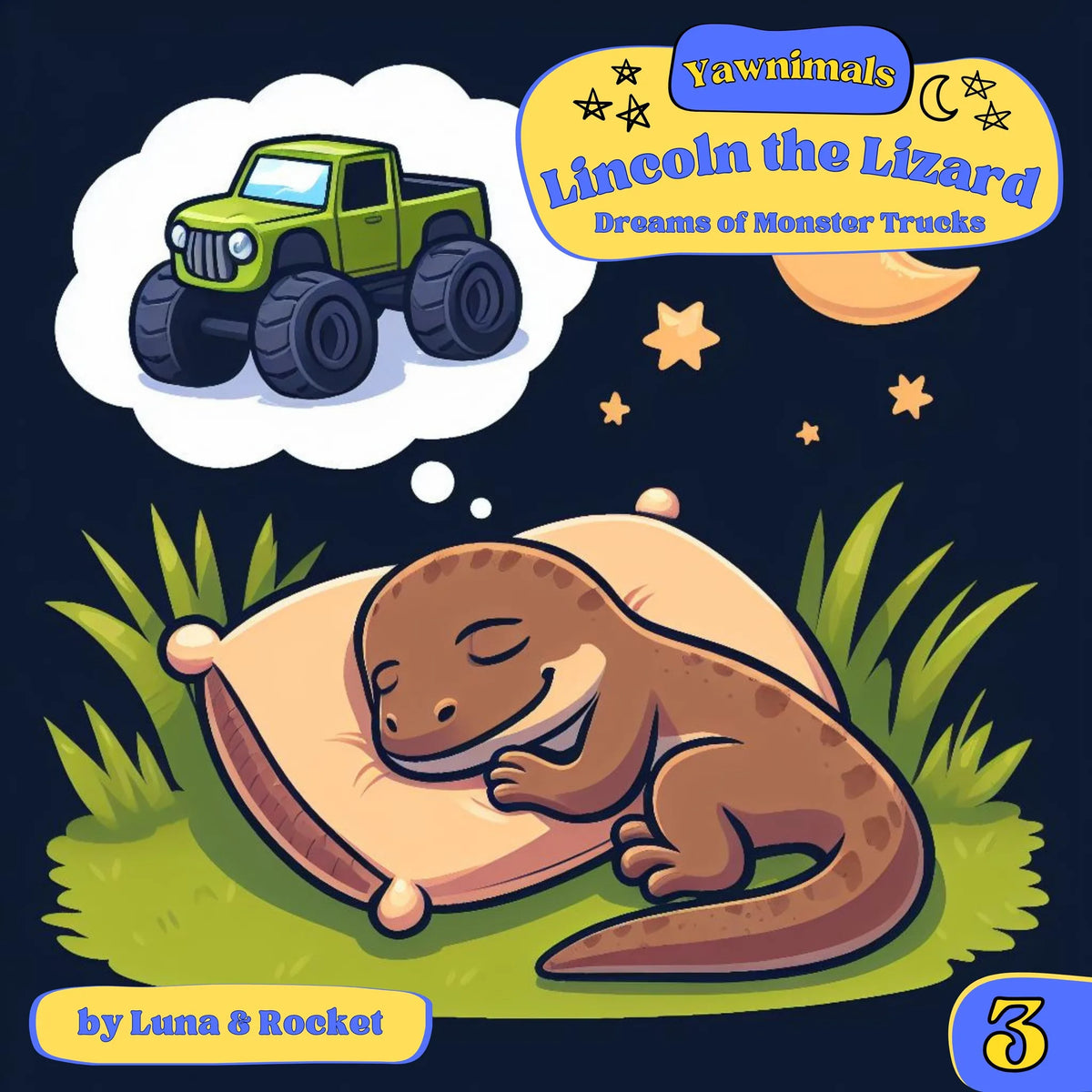 Yawnimals Bedtime Stories #3: Lincoln the Lizard