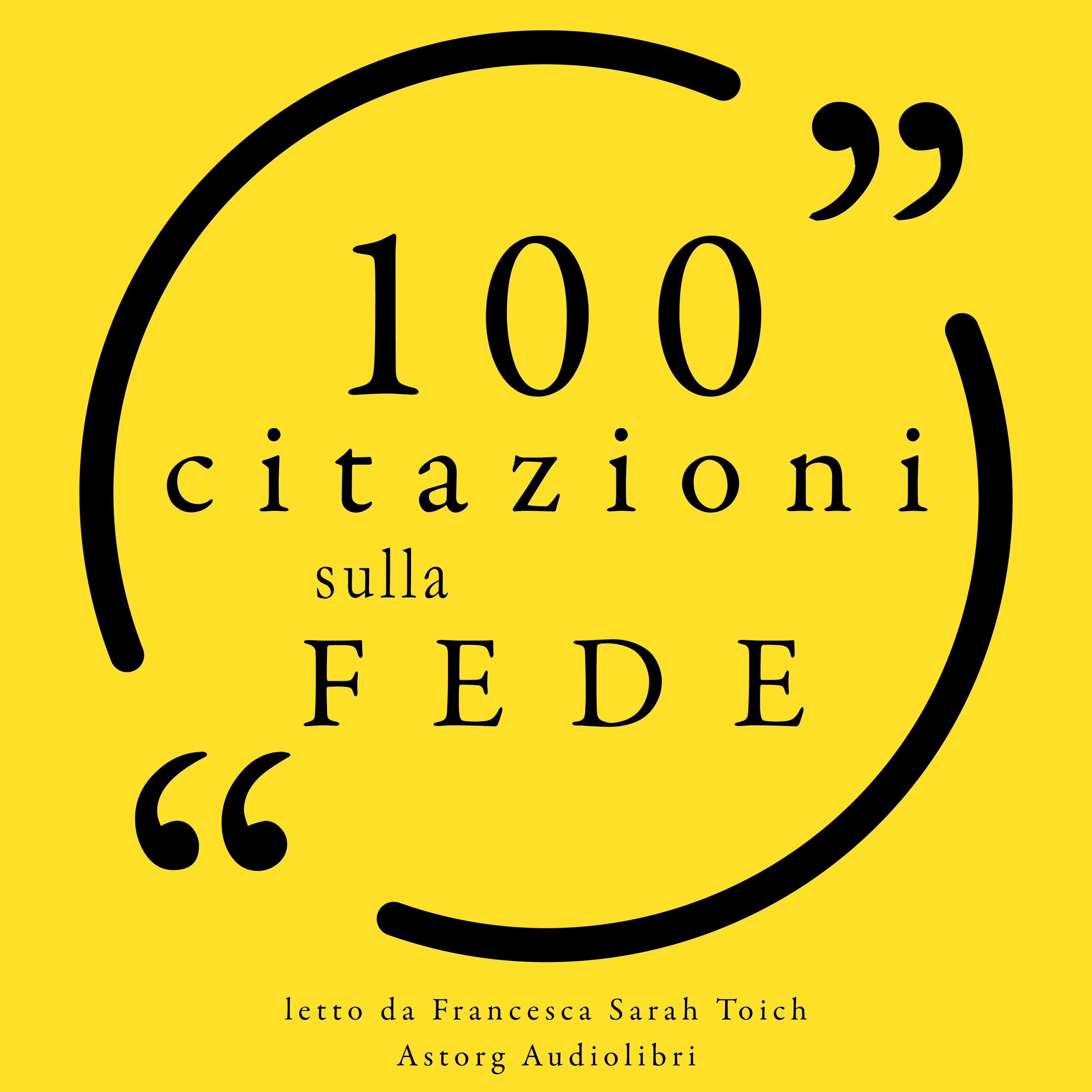 100 citazioni sulla fede