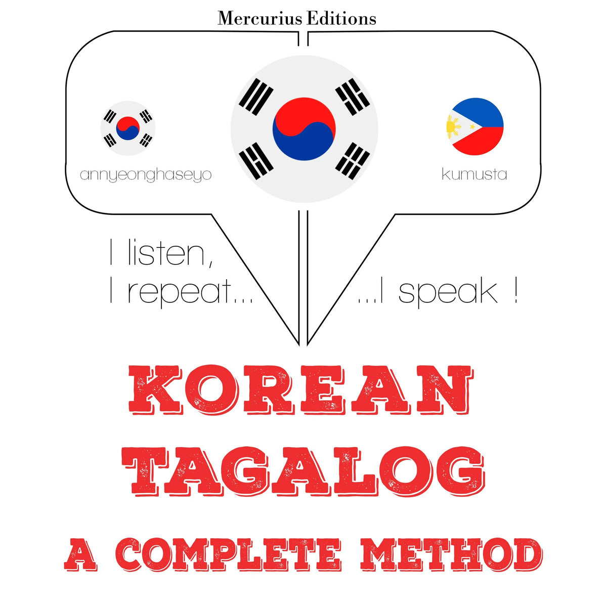 나는 타갈로그어를 배우고