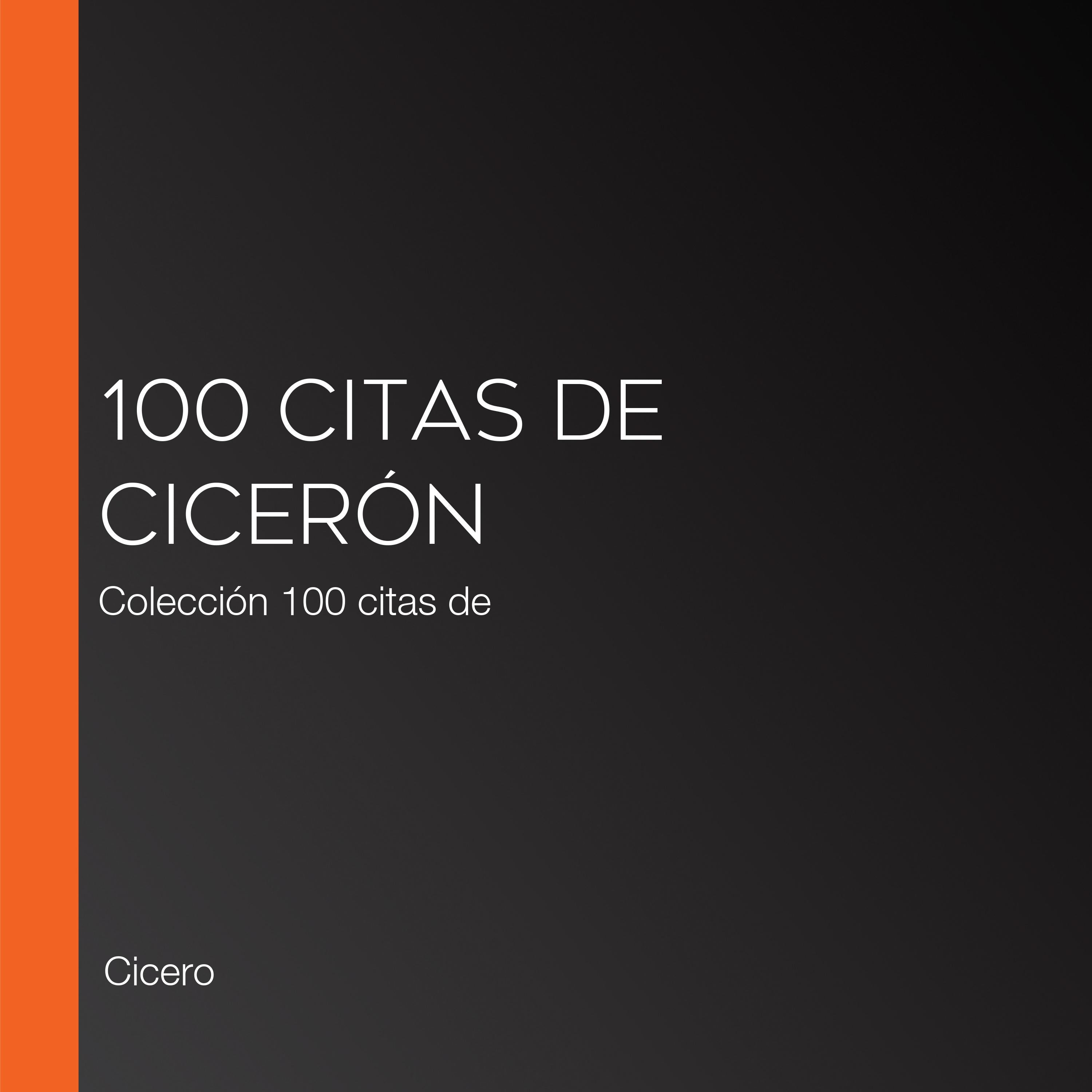 100 citas de Cicerón