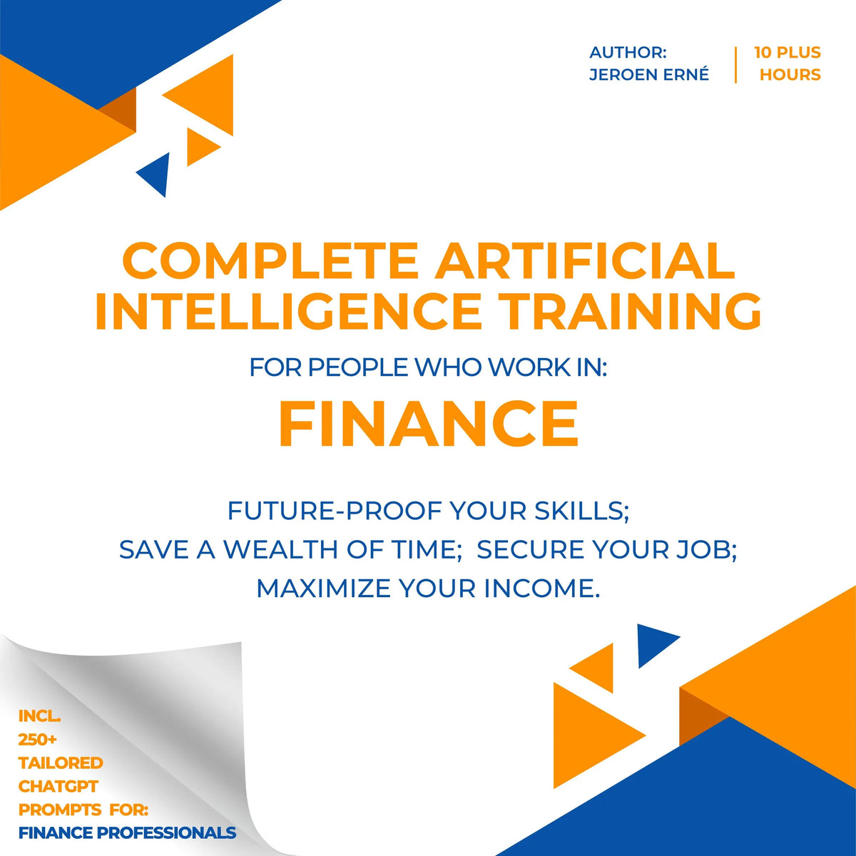 Complete AI Training for people who work in Finance