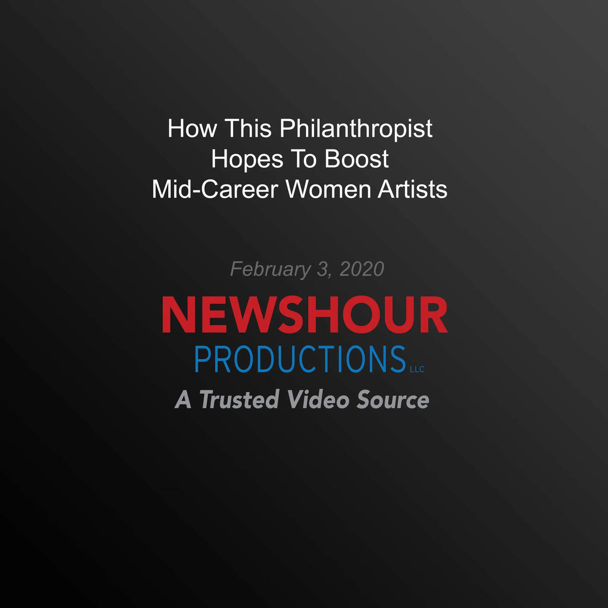 How This Philanthropist Hopes To Boost Mid-Career Women Artists