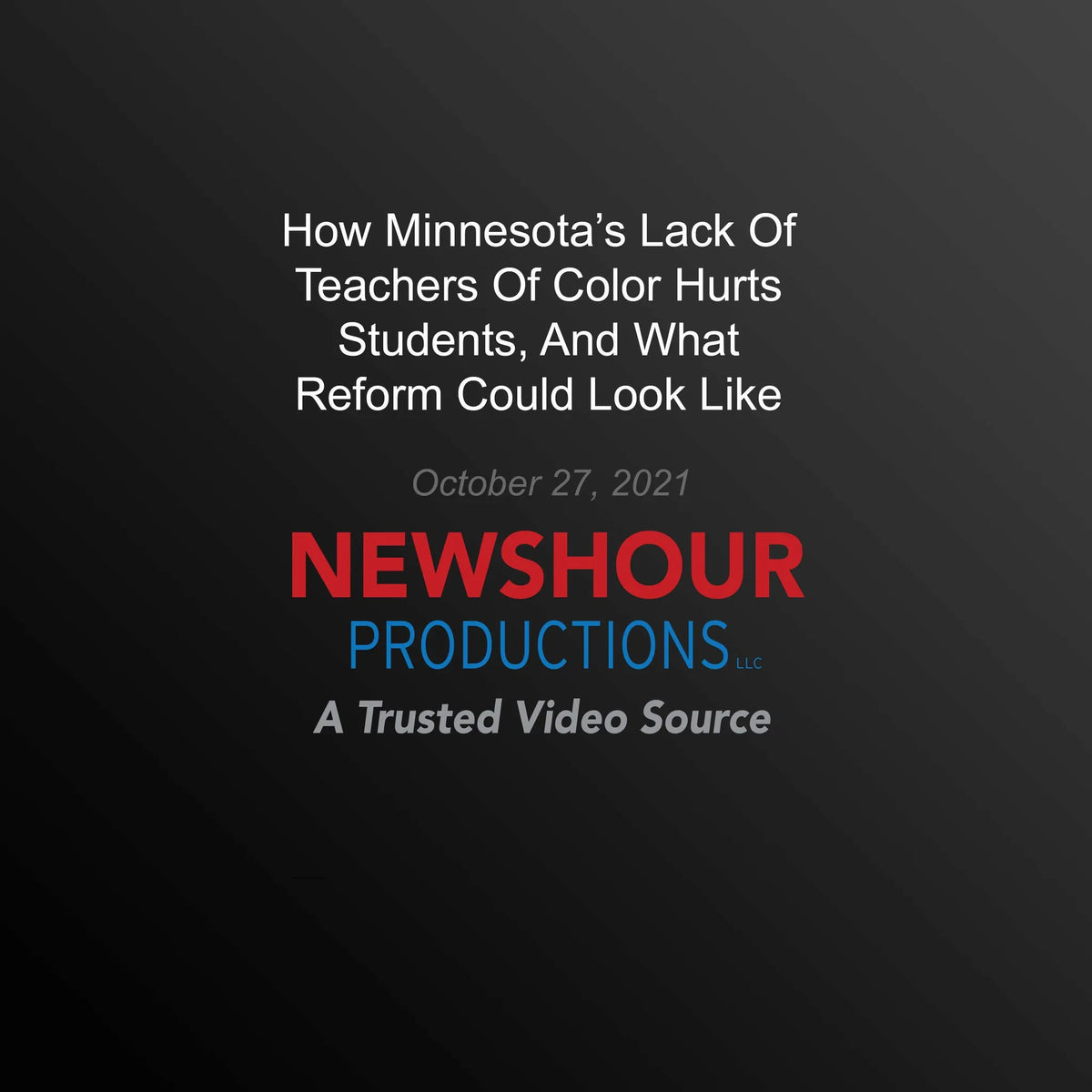 How Minnesota's Lack Of Teachers Of Color Hurts Students, And What Reform Could Look Like