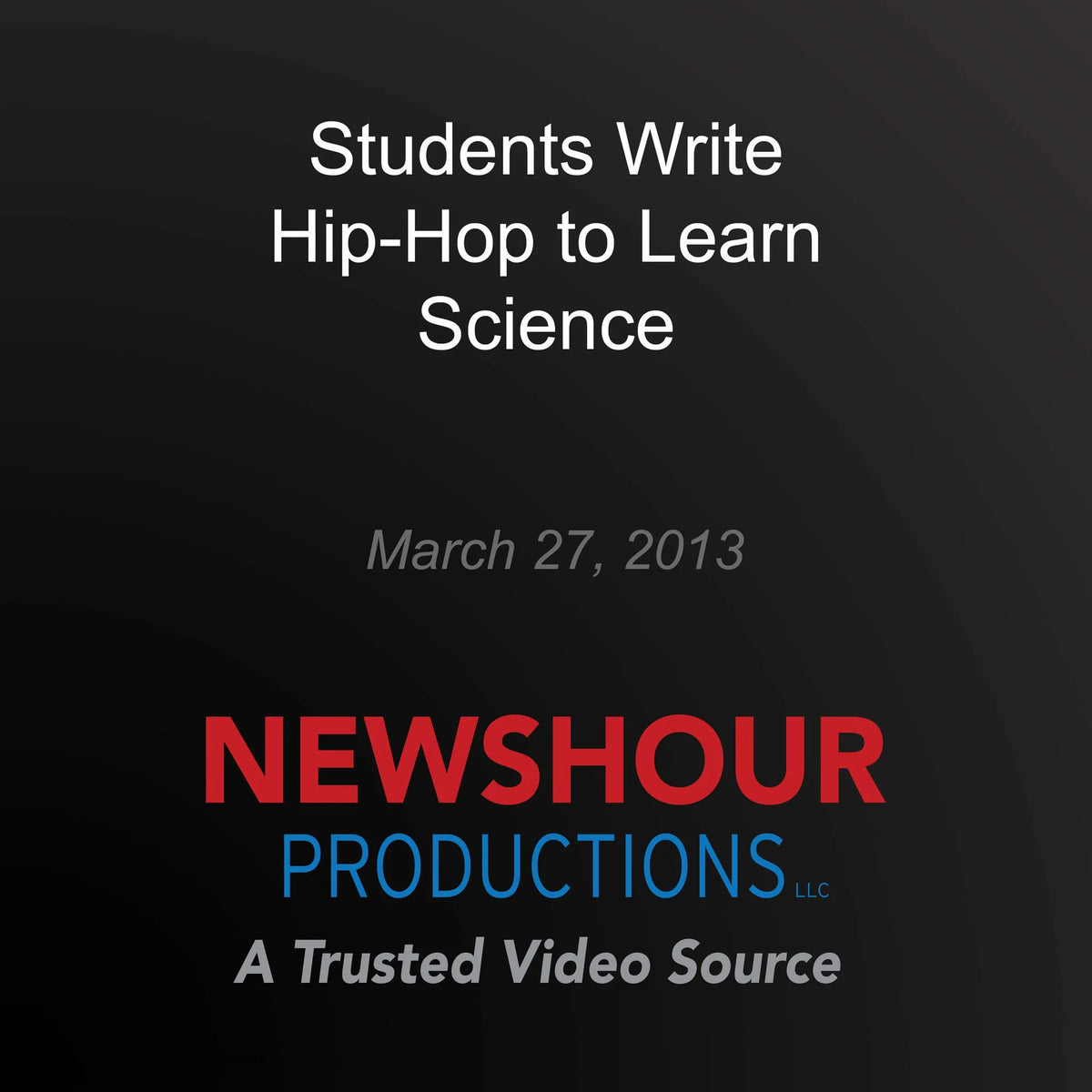 Students Write Hip-Hop to Learn Science