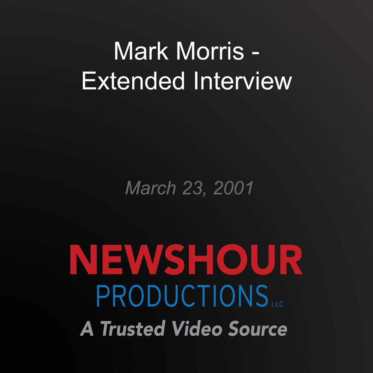 Mark Morris - Extended Interview