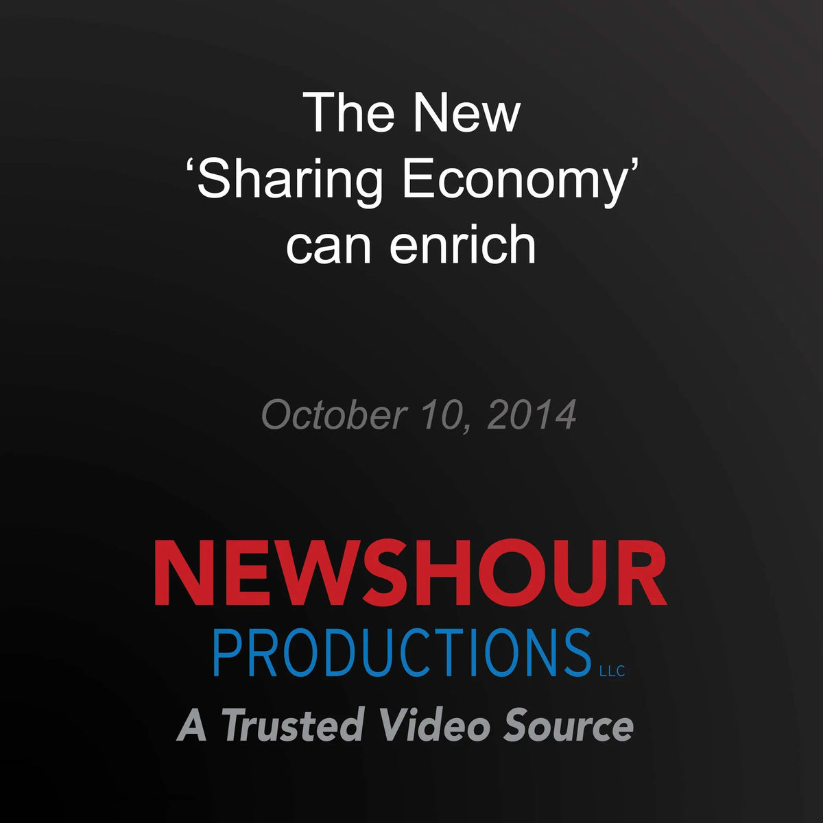 The New 'Sharing Economy' can enrich