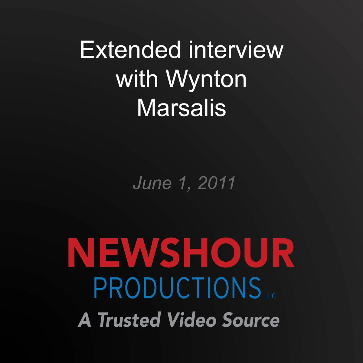 Extended interview with Wynton Marsalis