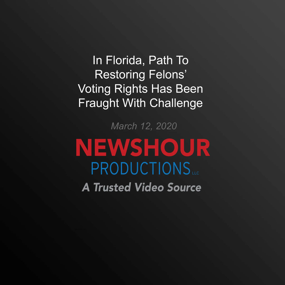 In Florida, Path To Restoring Felons’ Voting Rights Has Been Fraught With Challenge