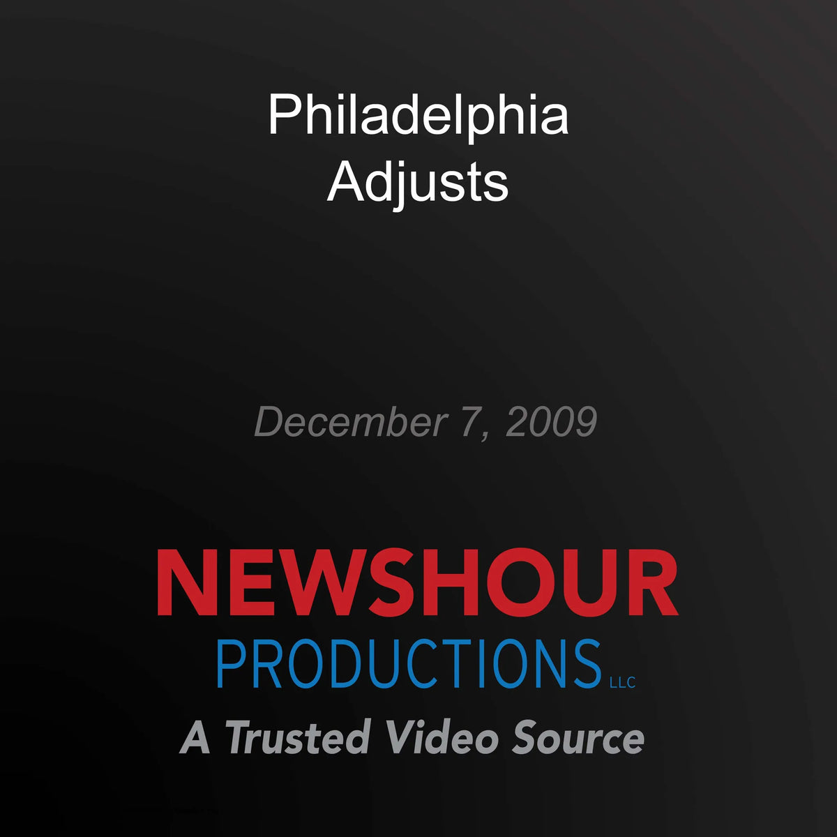 Philadelphia Adjusts