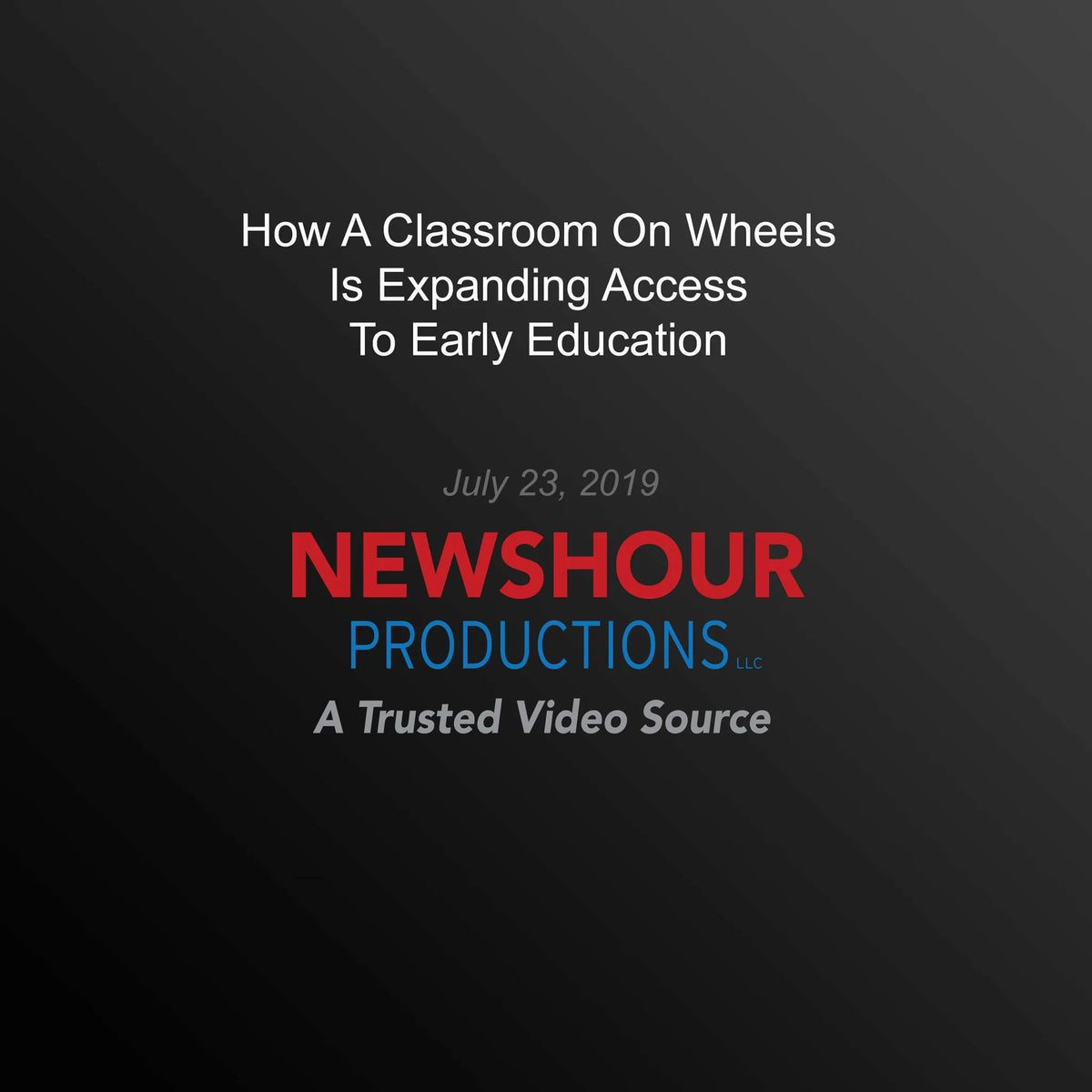How A Classroom On Wheels Is Expanding Access To Early Education