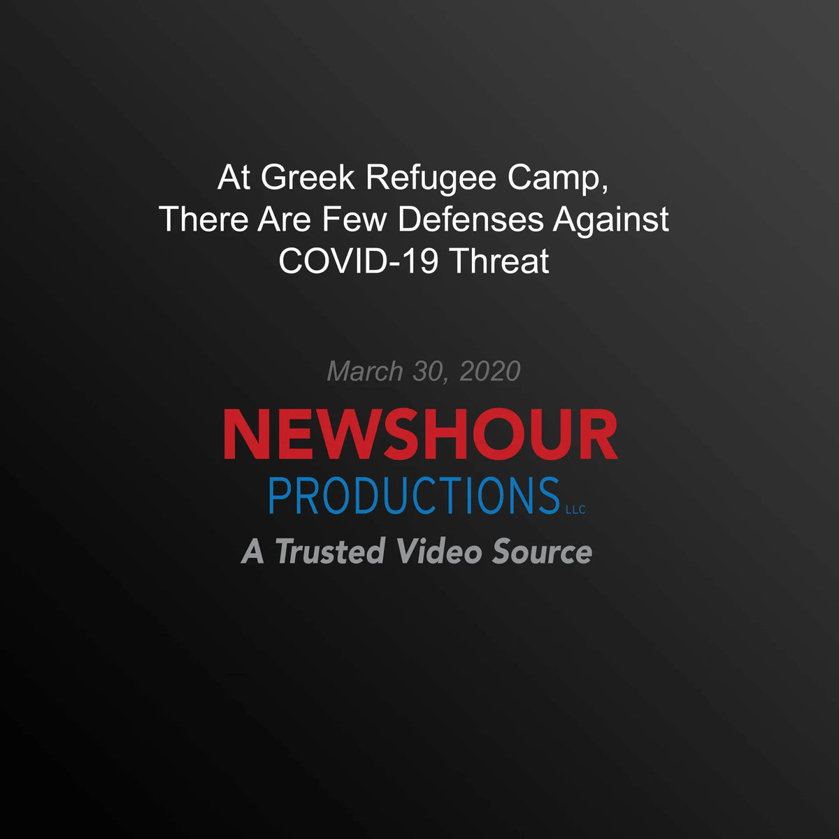 At Greek Refugee Camp, There Are Few Defenses Against Covid-19 Threat