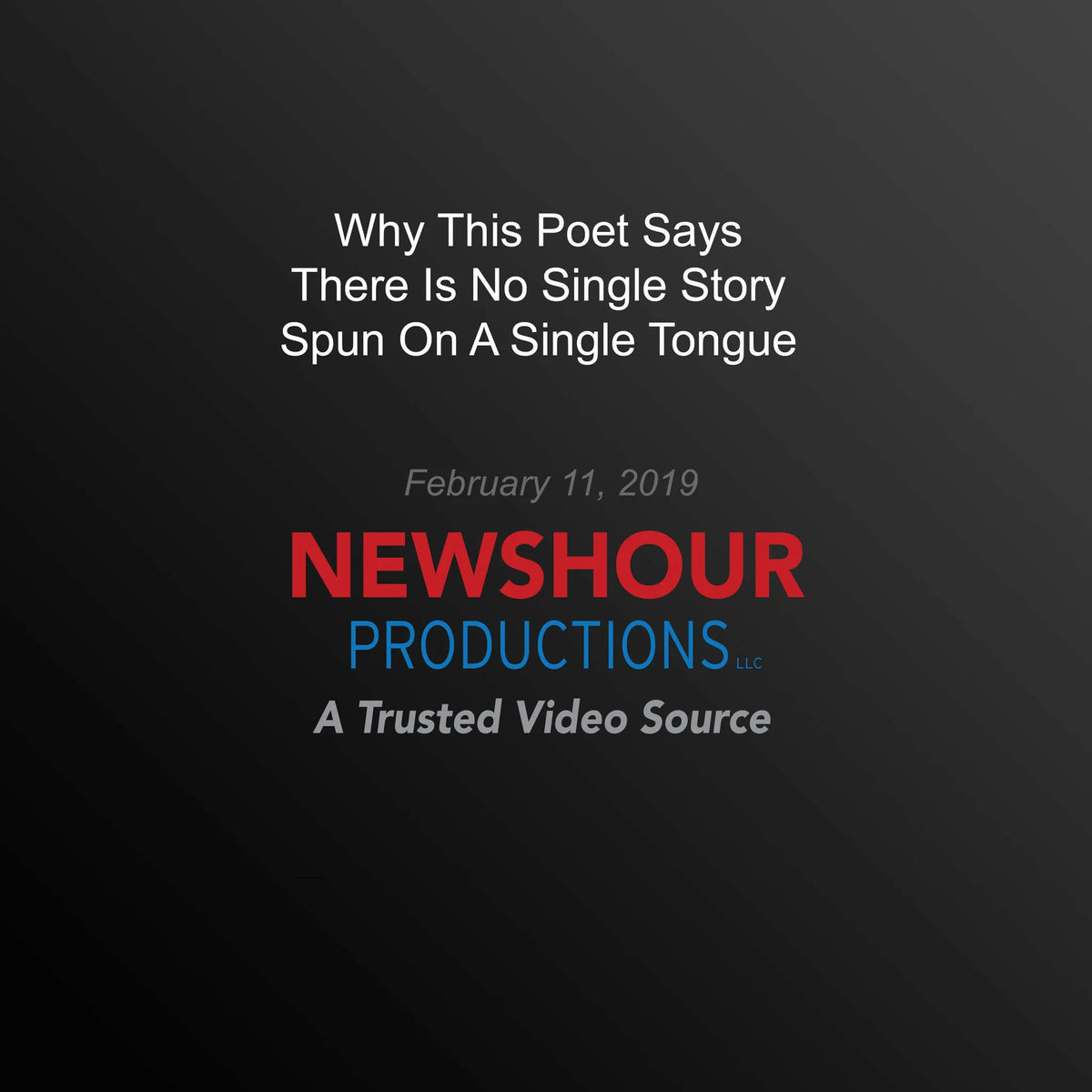 Why This Poet Says There Is No Single Story Spun On A Single Tongue