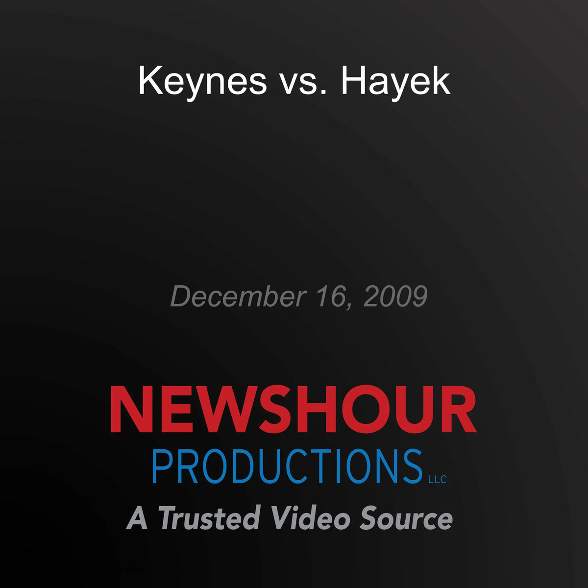 Keynes vs. Hayek