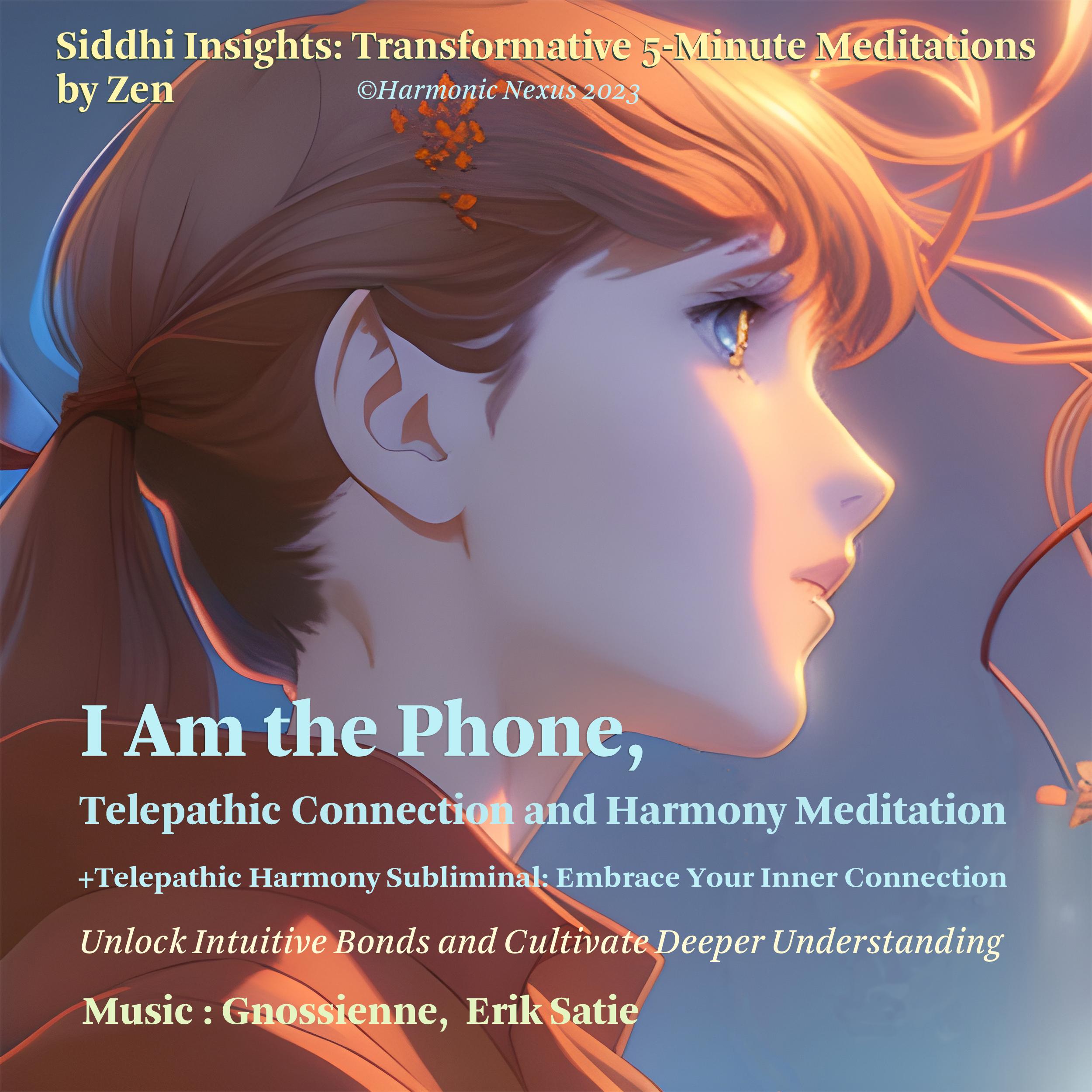 𝐈 𝐀𝐦 𝐭𝐡𝐞 𝐏𝐡𝐨𝐧𝐞, Telepathic Connection and Harmony Meditation