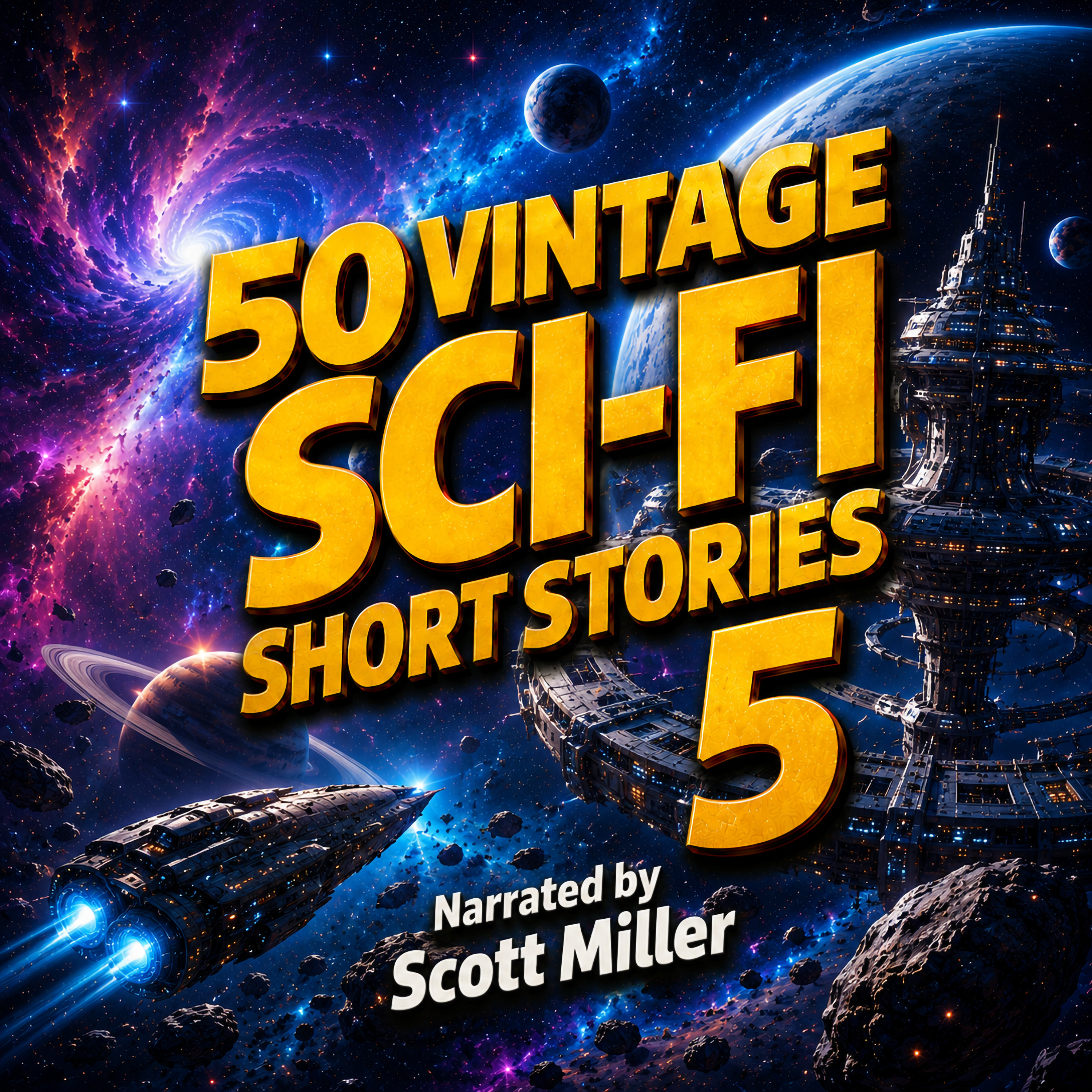 50 Vintage Sci-Fi Short Stories 5 - More than 24 hours of Vintage Science Fiction