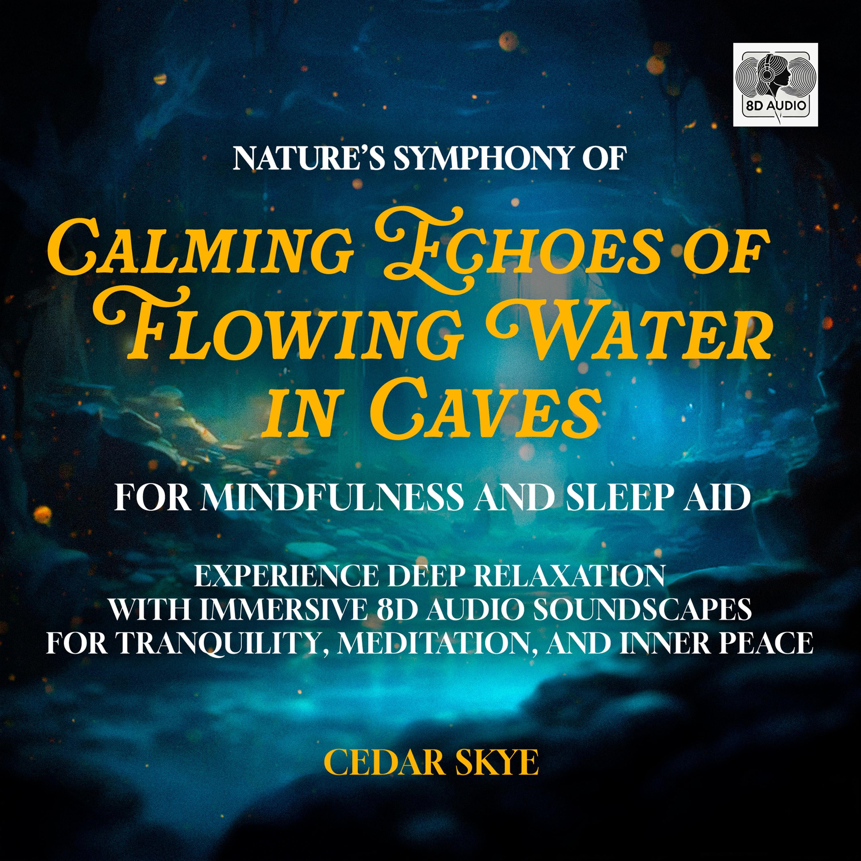 Nature's Symphony of Calming Echoes of Flowing Water in Caves for Mindfulness and Sleep Aid