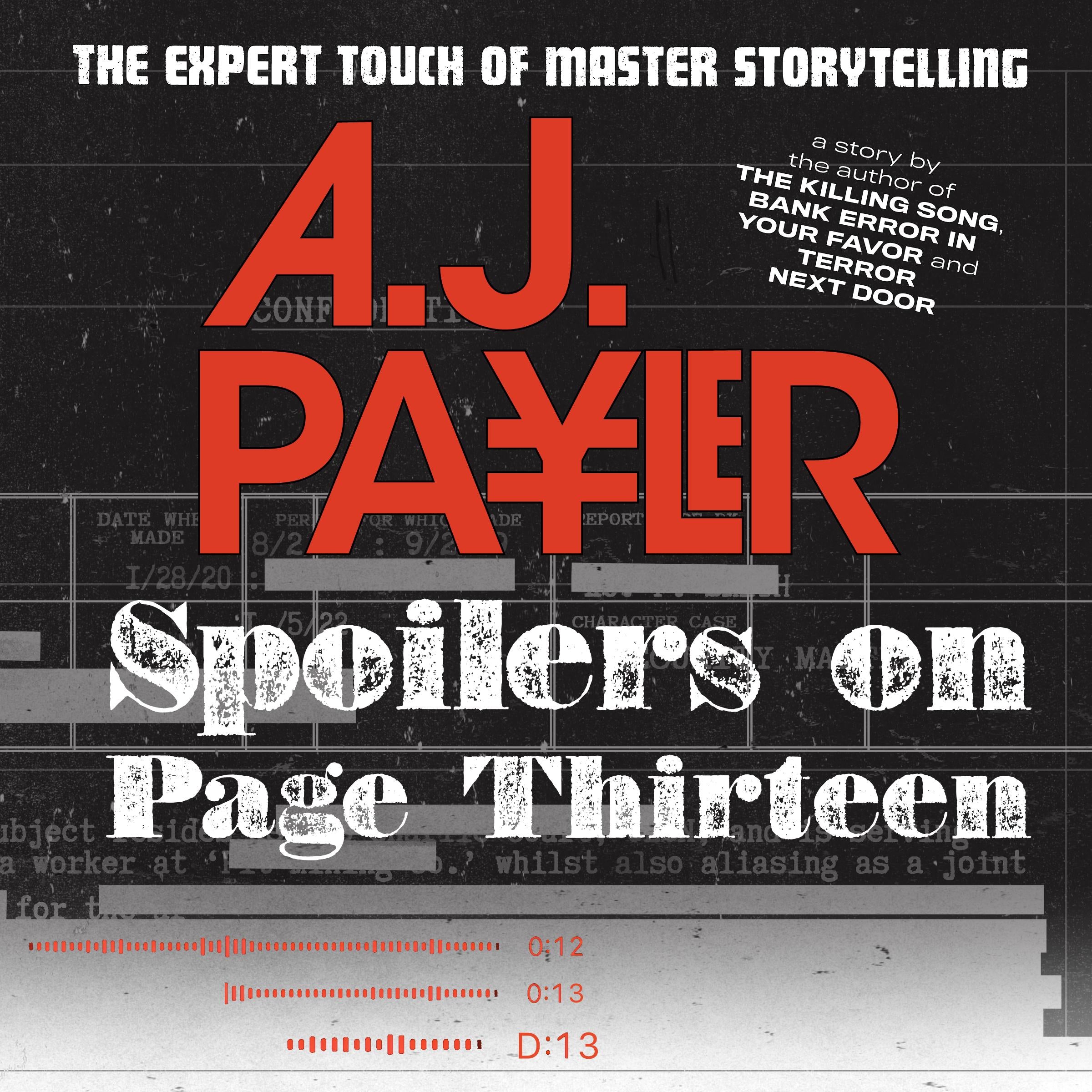 Spoilers on Page Thirteen