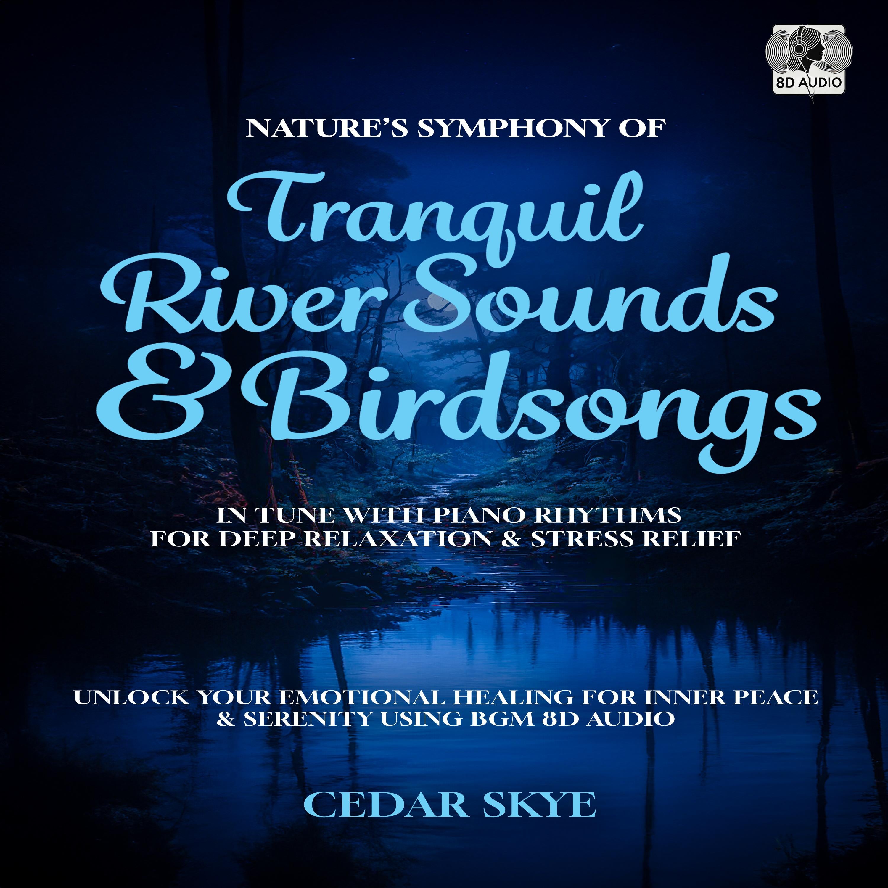 Nature's Symphony of Tranquil River Sounds & Birdsongs in Tune With Piano Rhythms for Deep Relaxation & Stress Relief