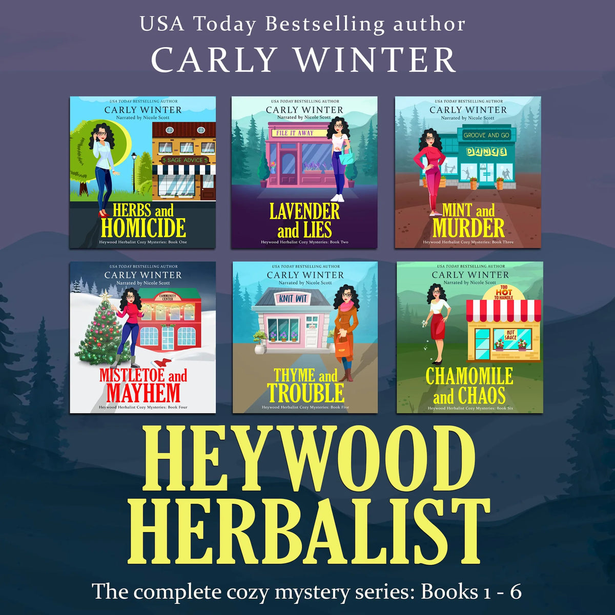 Heywood Herbalist Cozy Mysteries: Books 1-6