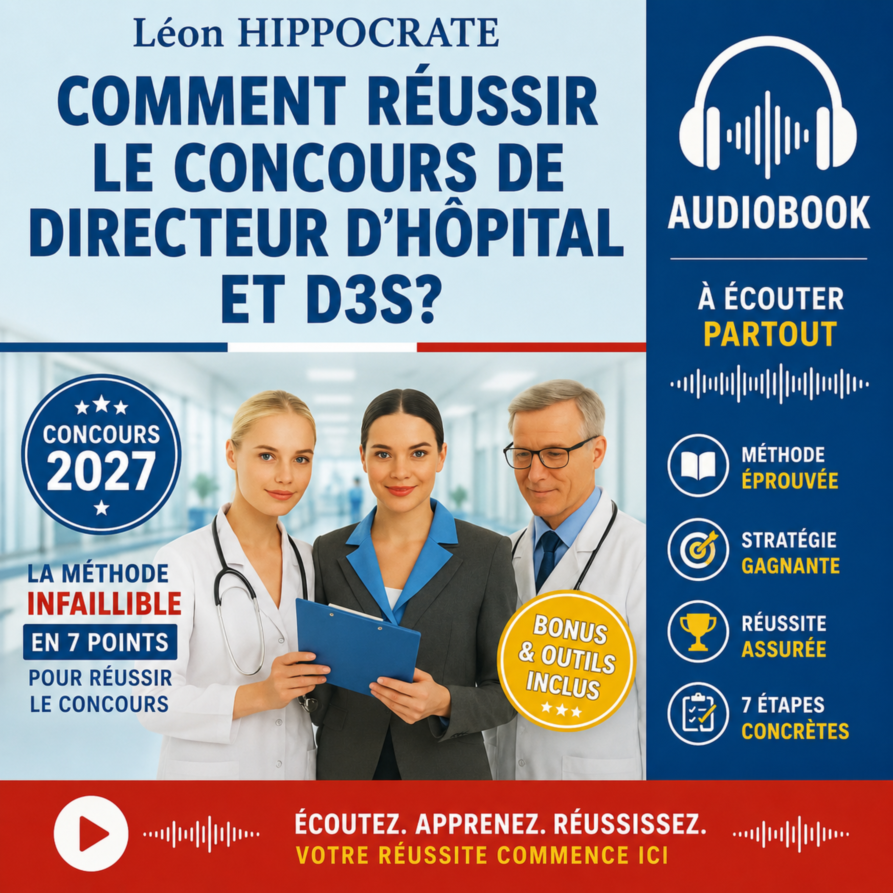 Comment réussir le concours de directeur d'hôpital et D3S?