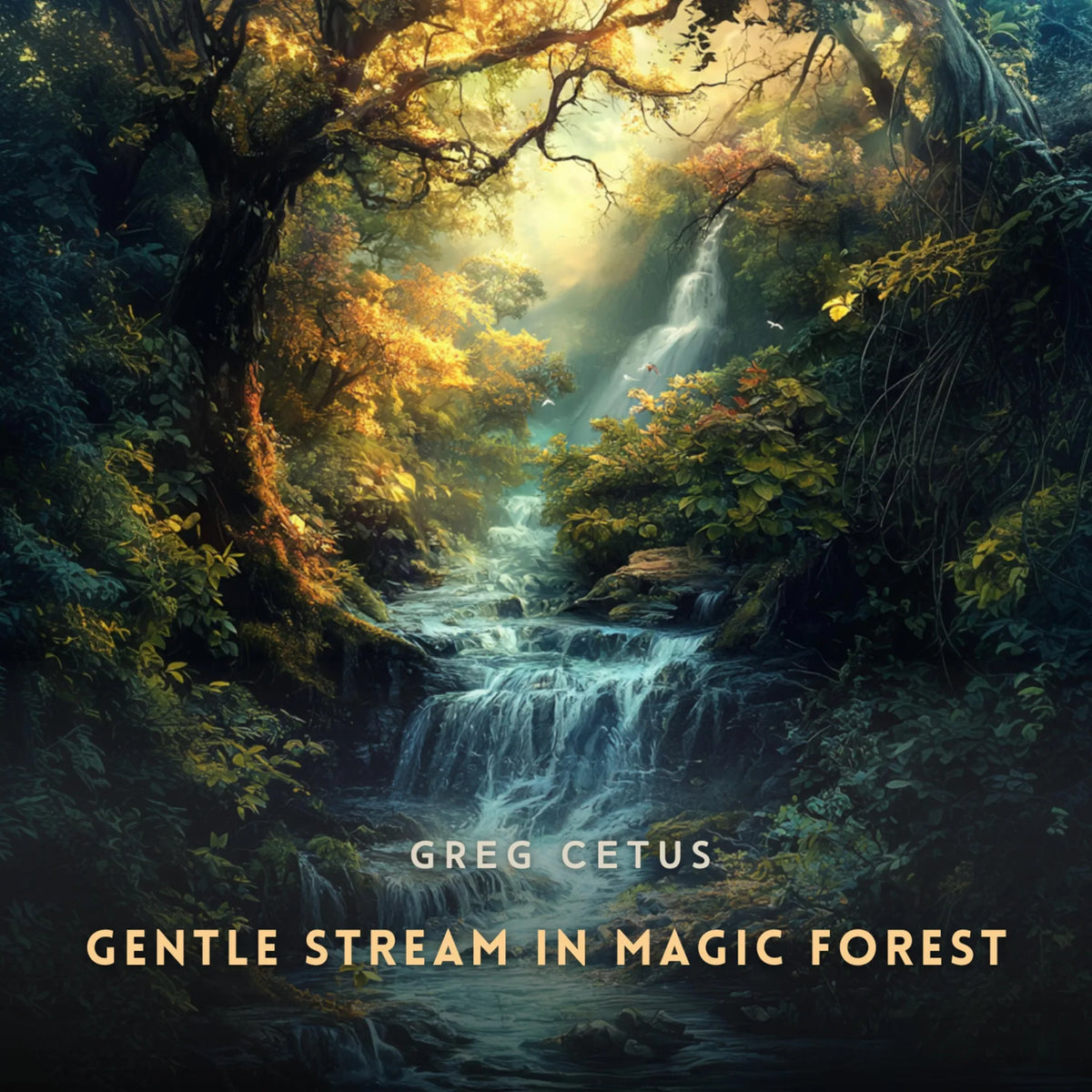 Gentle Stream in Magic Forest: Relaxing Ambience For Peace and Relaxation