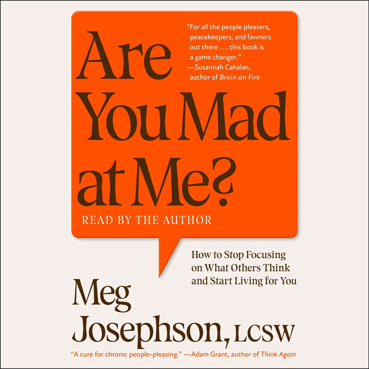 Are You Mad at Me?