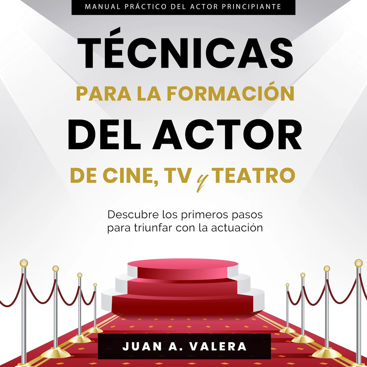 Manual Práctico de Actuación para Principiantes : Técnicas para la formación del actor y actriz de cine, teatro y TV