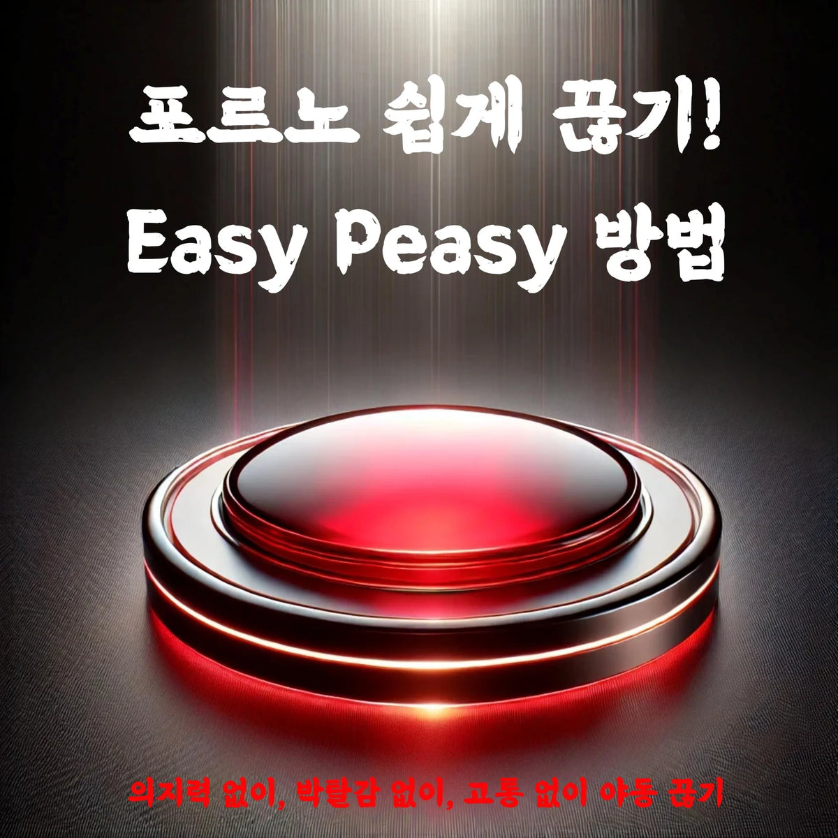 포르노 쉽게 끊기! Easy Peasy 방법
