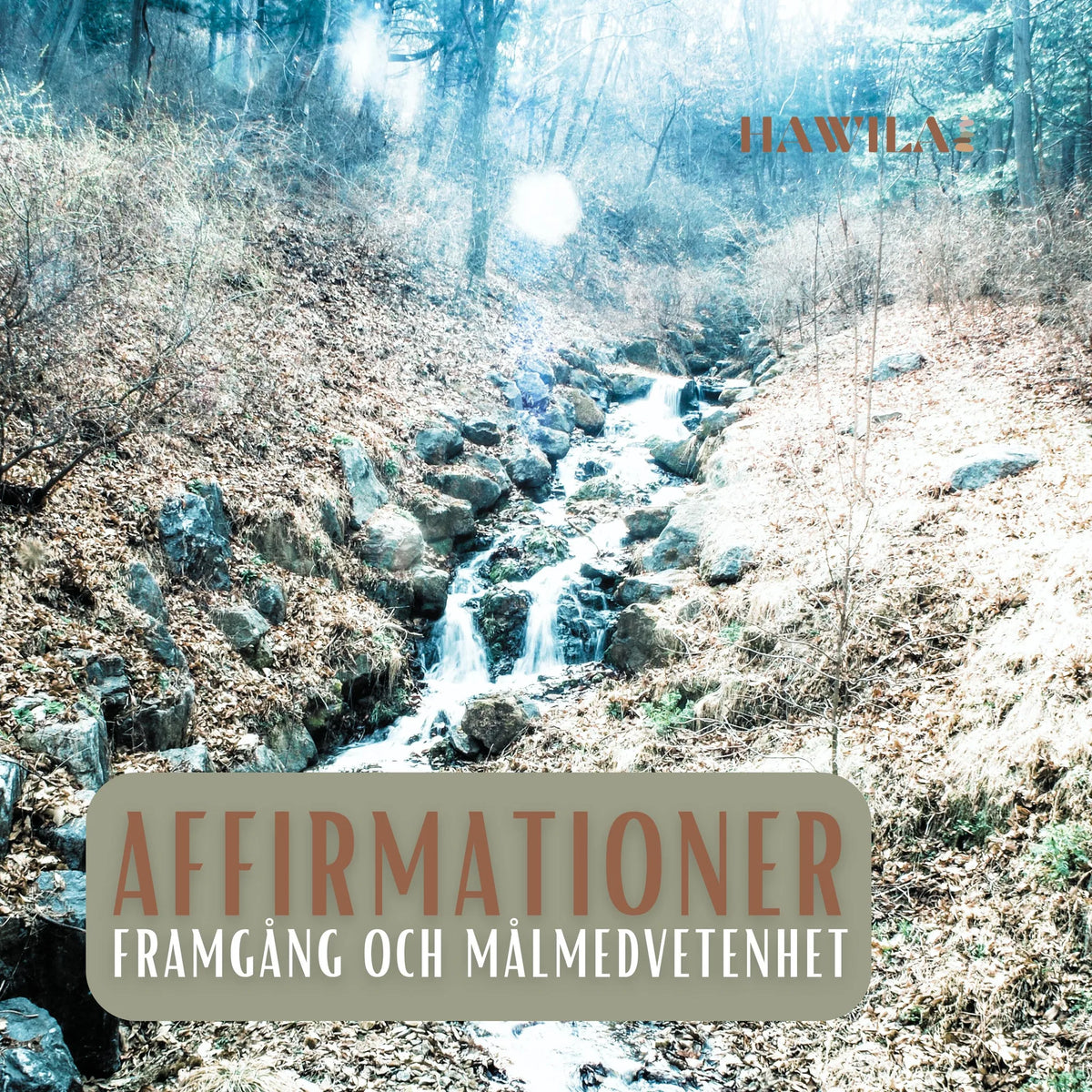 Affirmationer: Framgång och målmedvetenhet (porlande bäck)