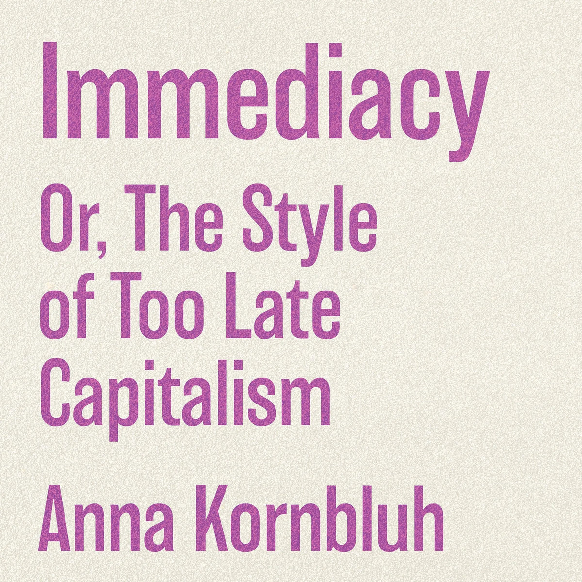 Immediacy