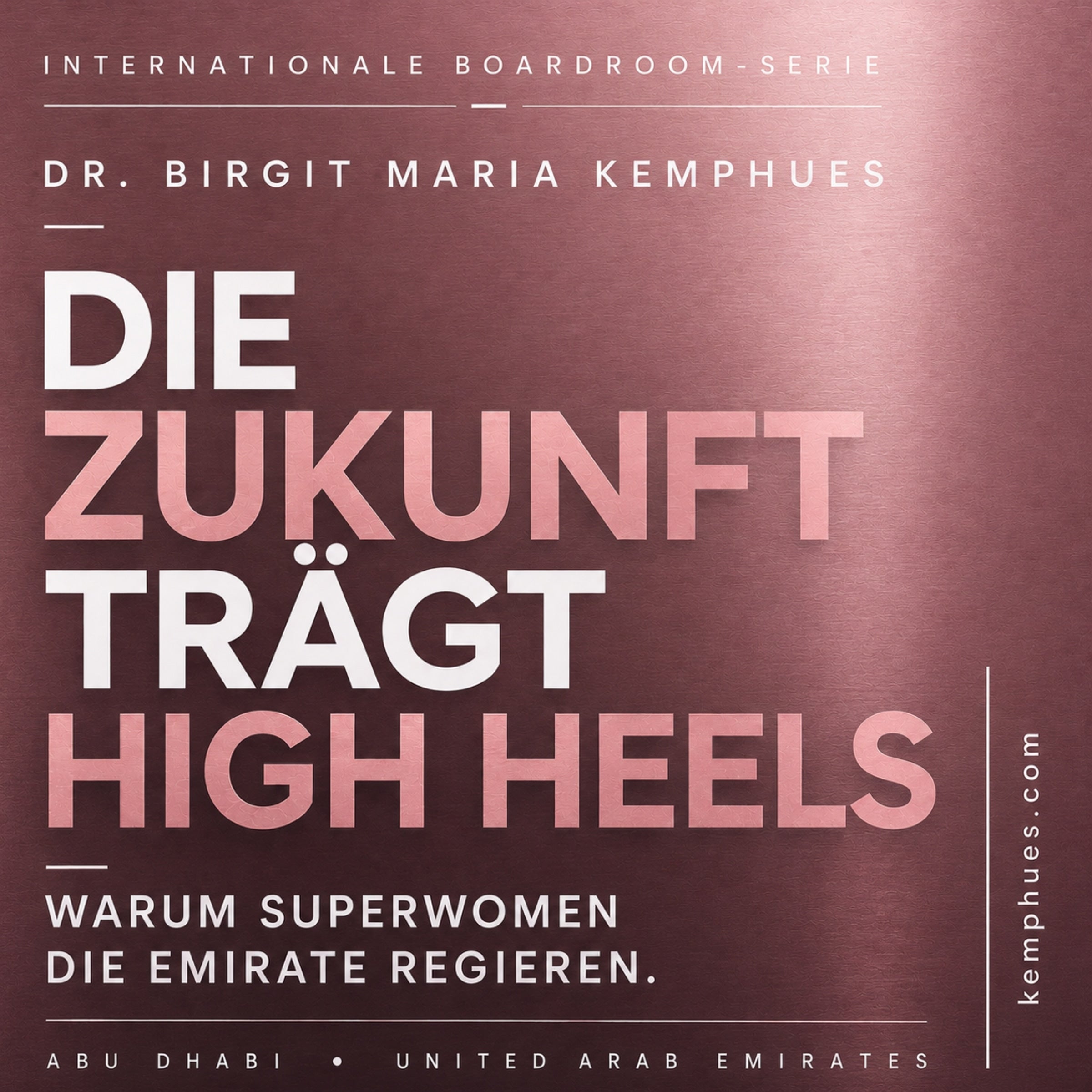 Die Zukunft liegt in High Heels - only!   Superwomen regieren die Emirate