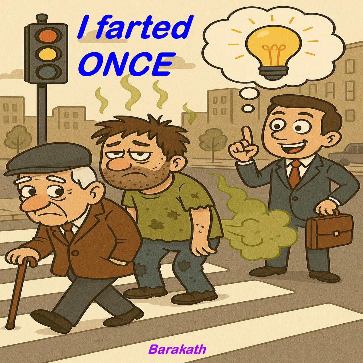 I farted once