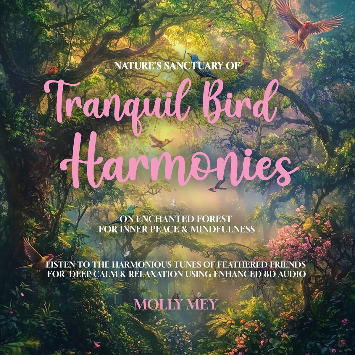 Nature's Sanctuary of Tranquil Bird Harmonies on Enchanted Forest for Inner Peace & Mindfulness