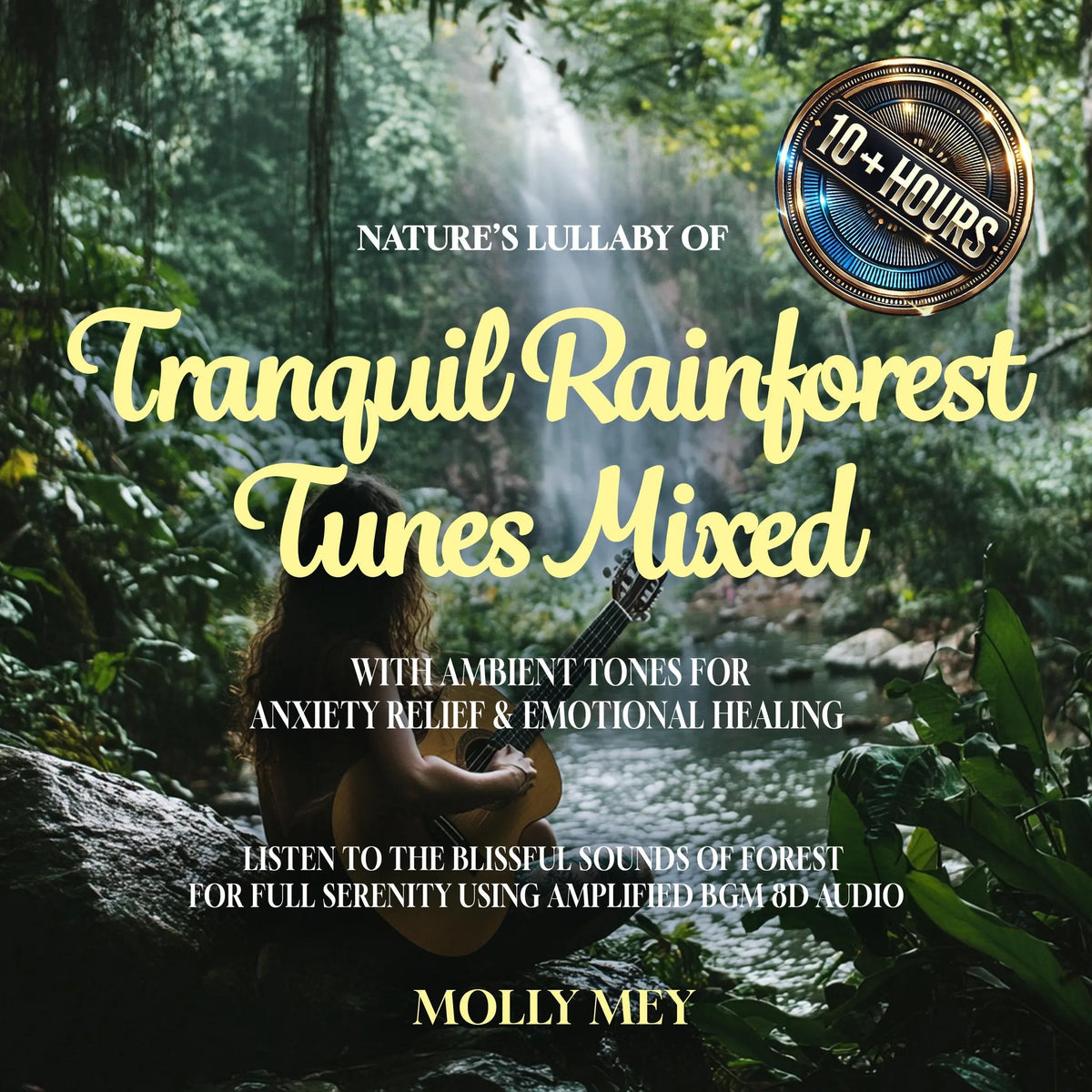 Nature's Lullaby of Tranquil Rainforest Tunes Mixed with Ambient Tones for Anxiety Relief & Emotional Healing
