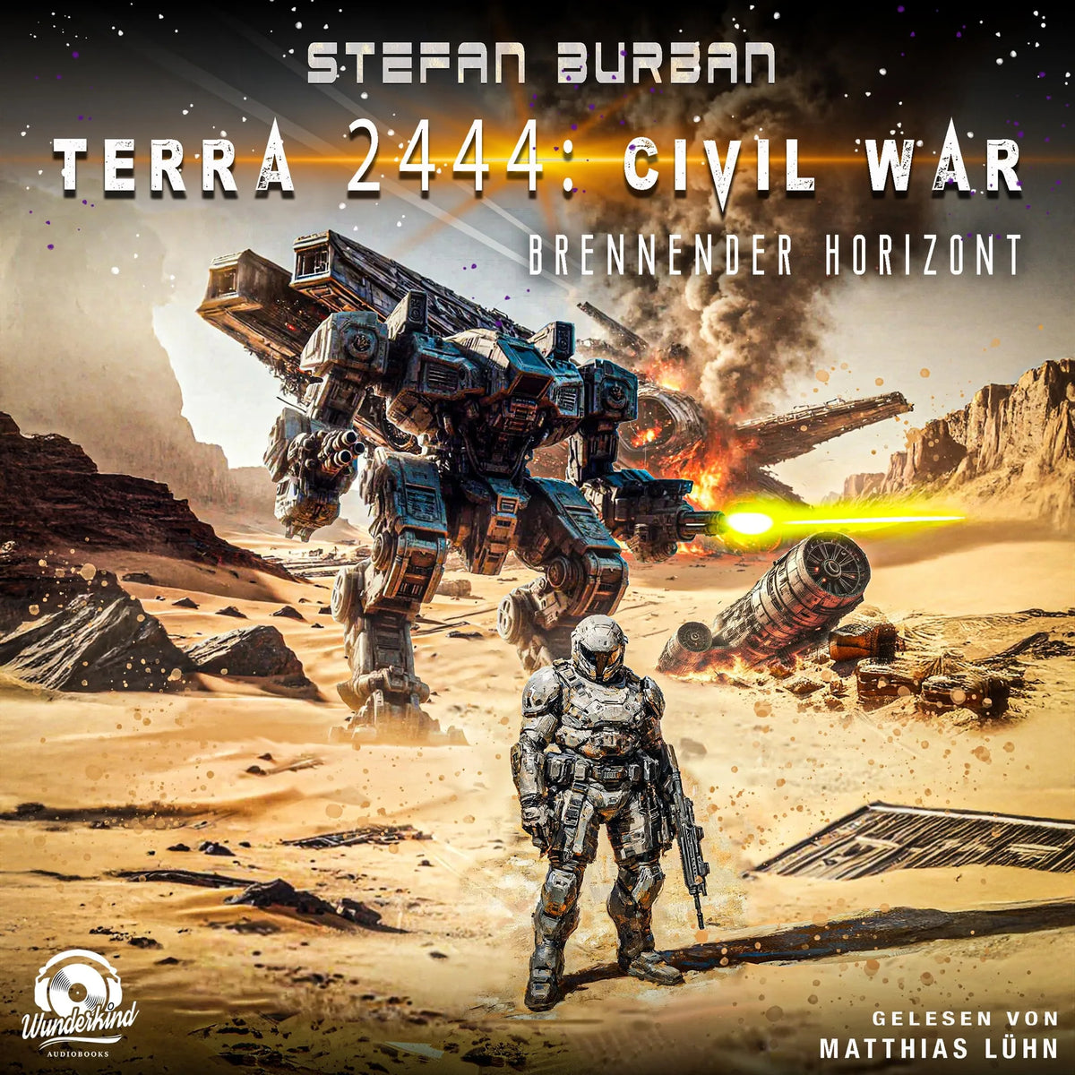Brennender Horizont - Terra 2444 - Civil War, Band 1 (Ungekürzt)